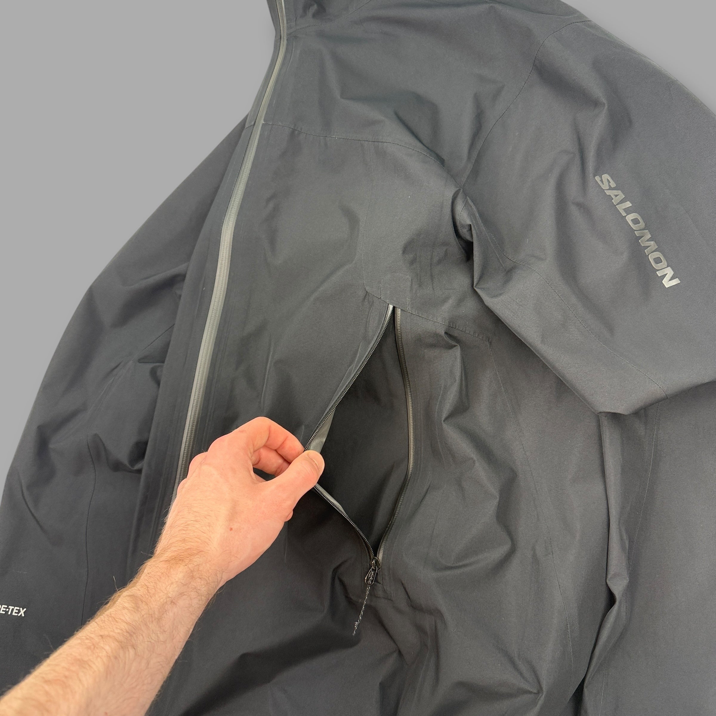 Salomon 2022 gore-tex technical nylon softshell jacket (XL)