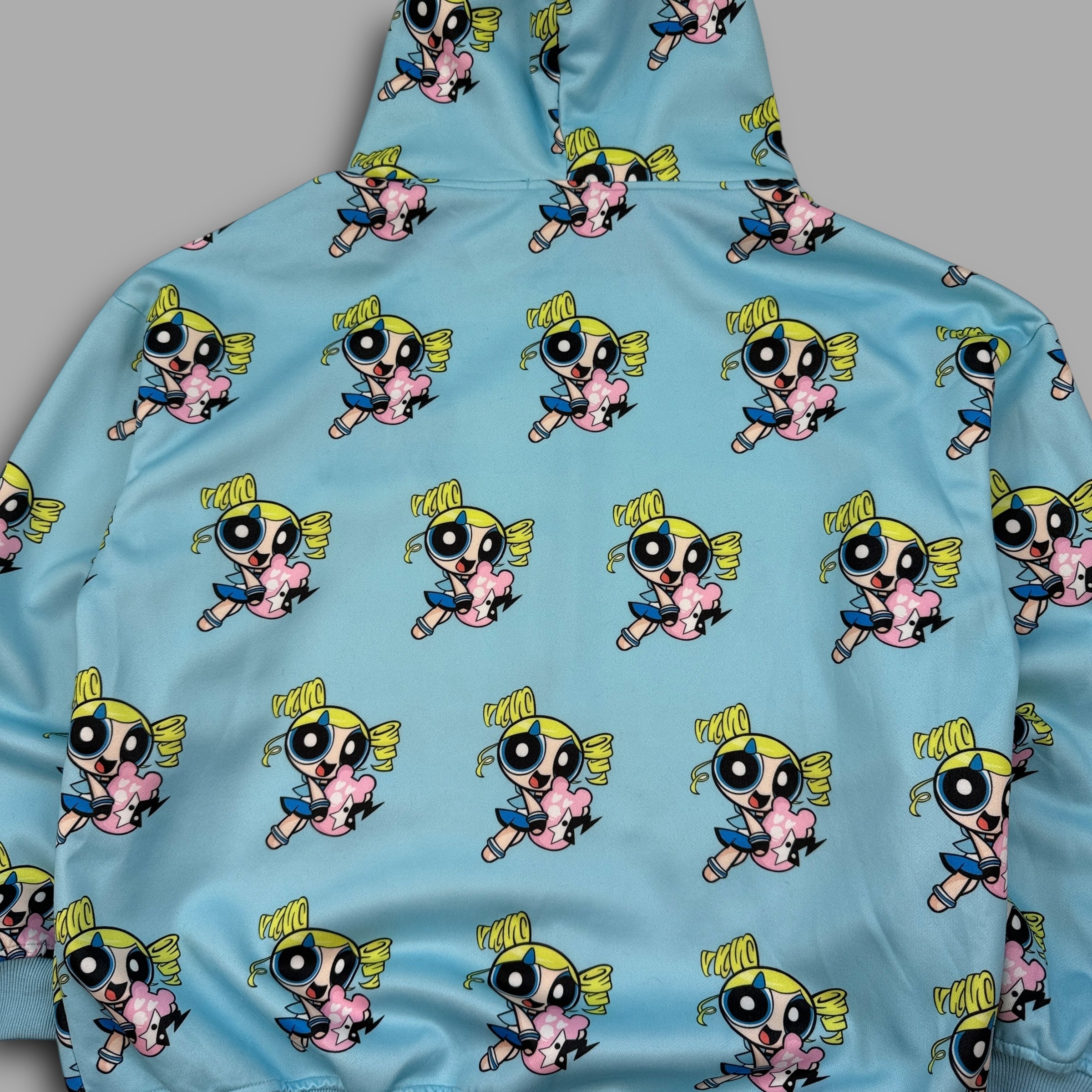 Berry's Japan full-zip monogram power puff girls hoodie (L)