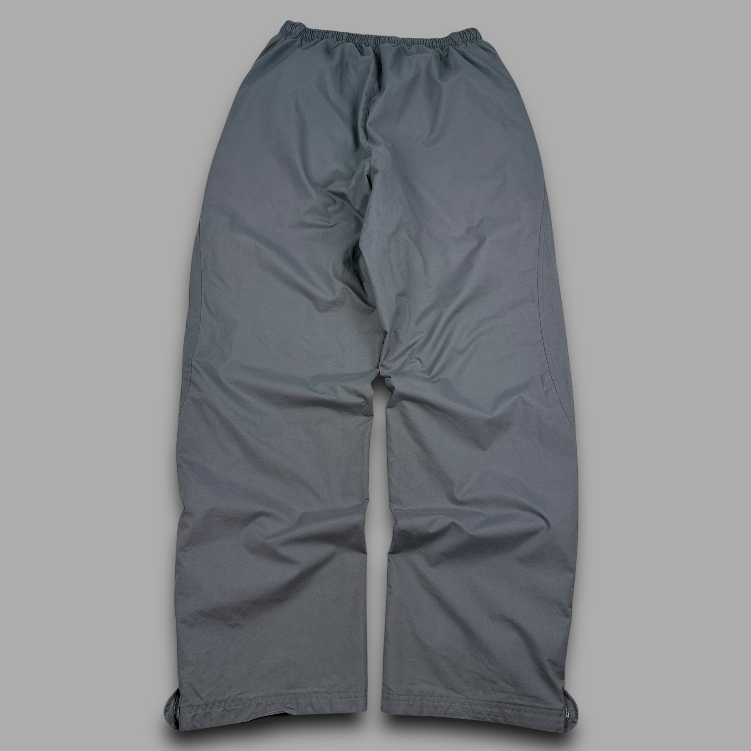 Nike 2000's baggy panelled uncuffed track bottoms (L)