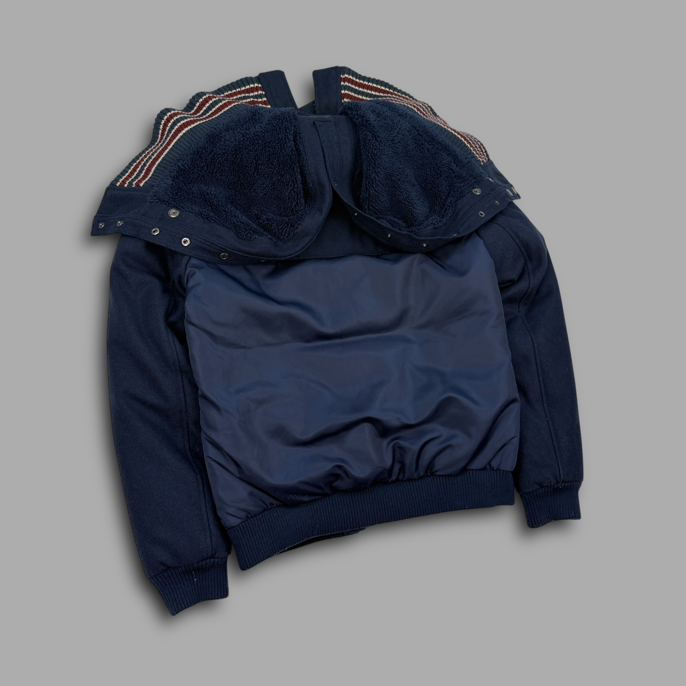 Miss America 2000's split hood bomber jacket (M) wms