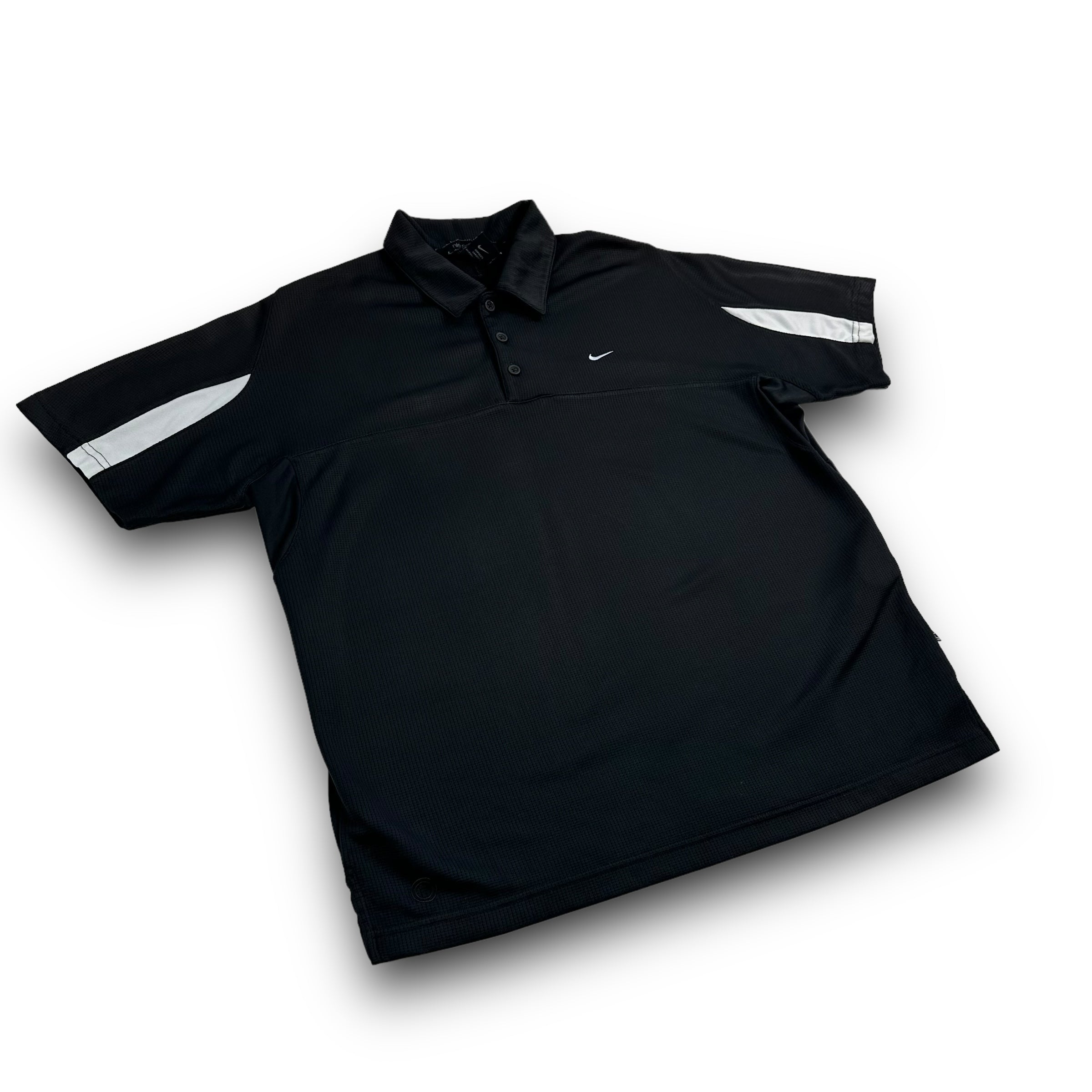 Nike sphere 2000's technical button up polo shirt (L)