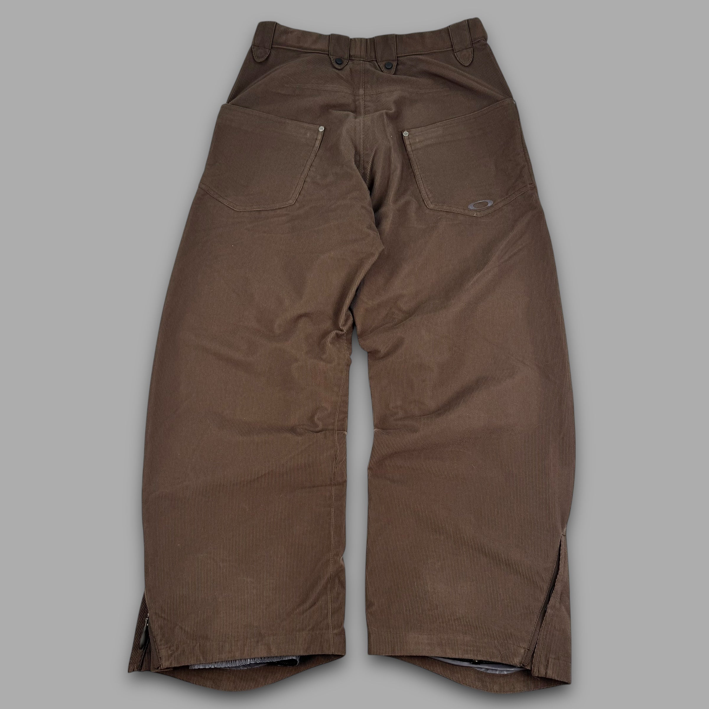 Oakley hydro fuel 2000's technical corduroy baggy vented ski sallopettes (S-M)