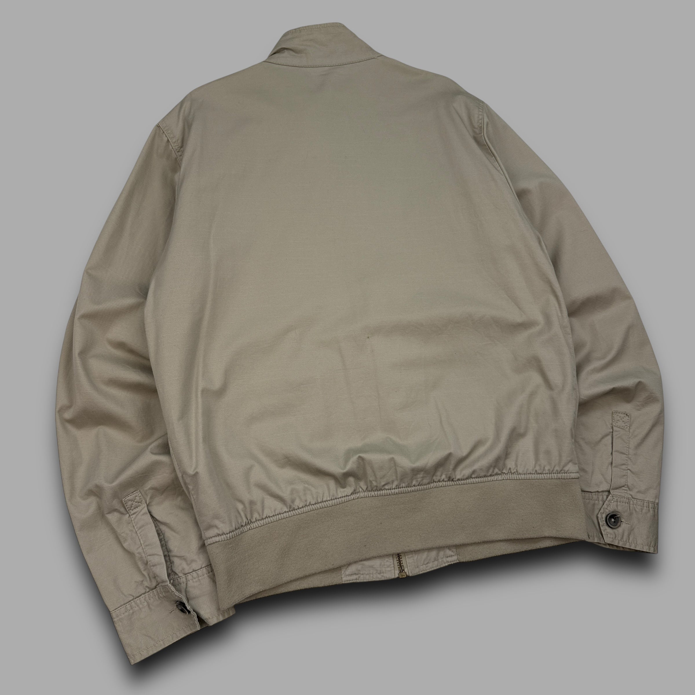 Quiksilver 2000's technical dual pocket harrington coach jacket (M)