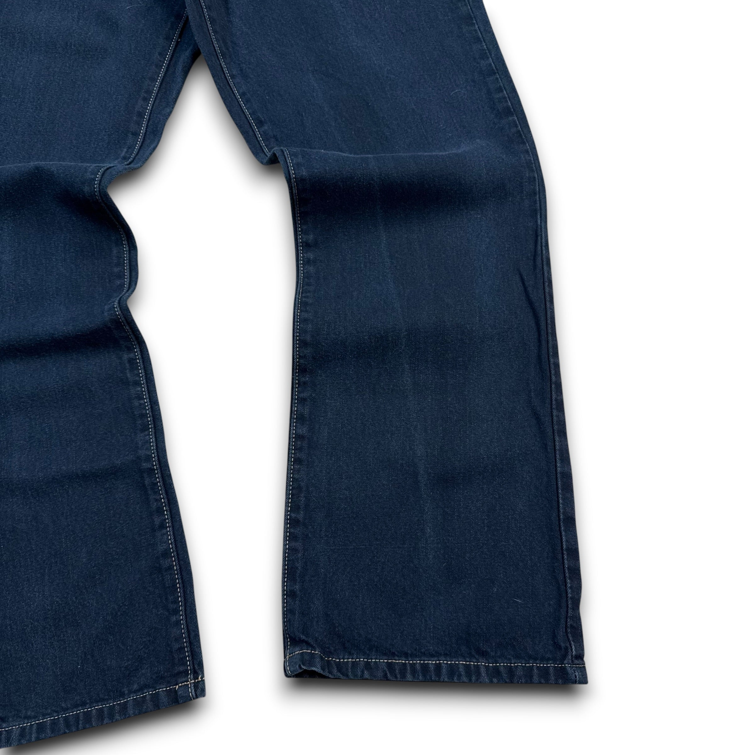 Calvin Klein 2000's black relaxed denim bootcut jeans (S)