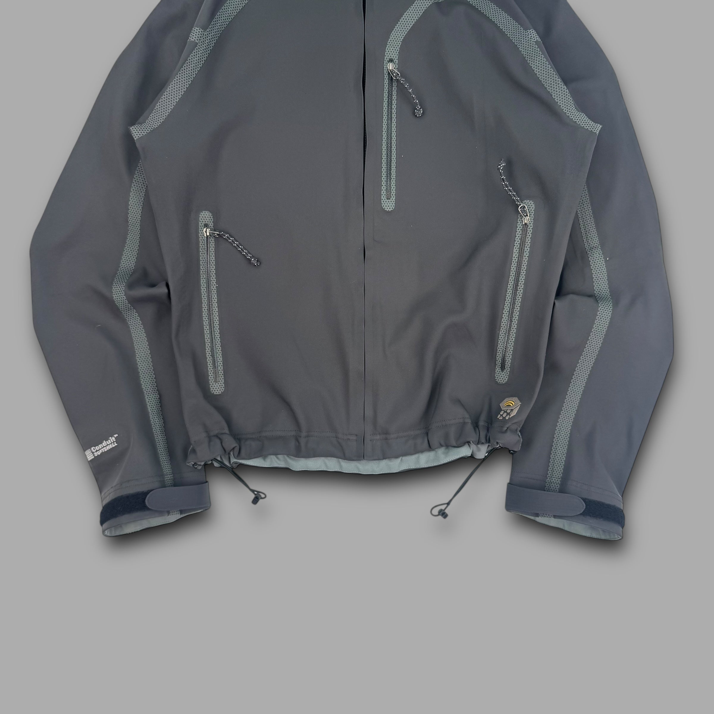 Mountain hardwear 2000's conduit taped seams nylon softshell jacket (S)