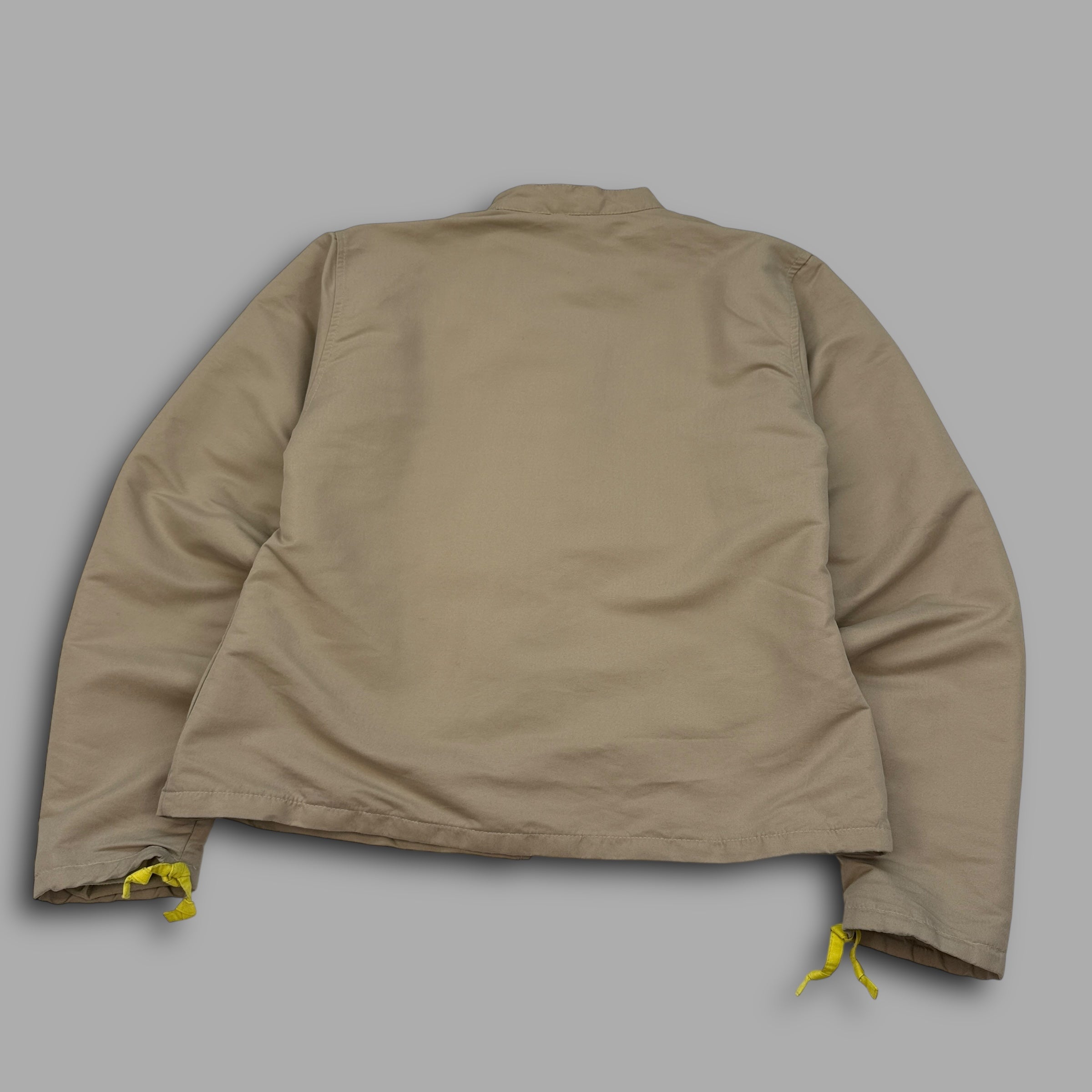 Nike 2000's technical asymmetrical velcro closure coach jacket (XS-S)