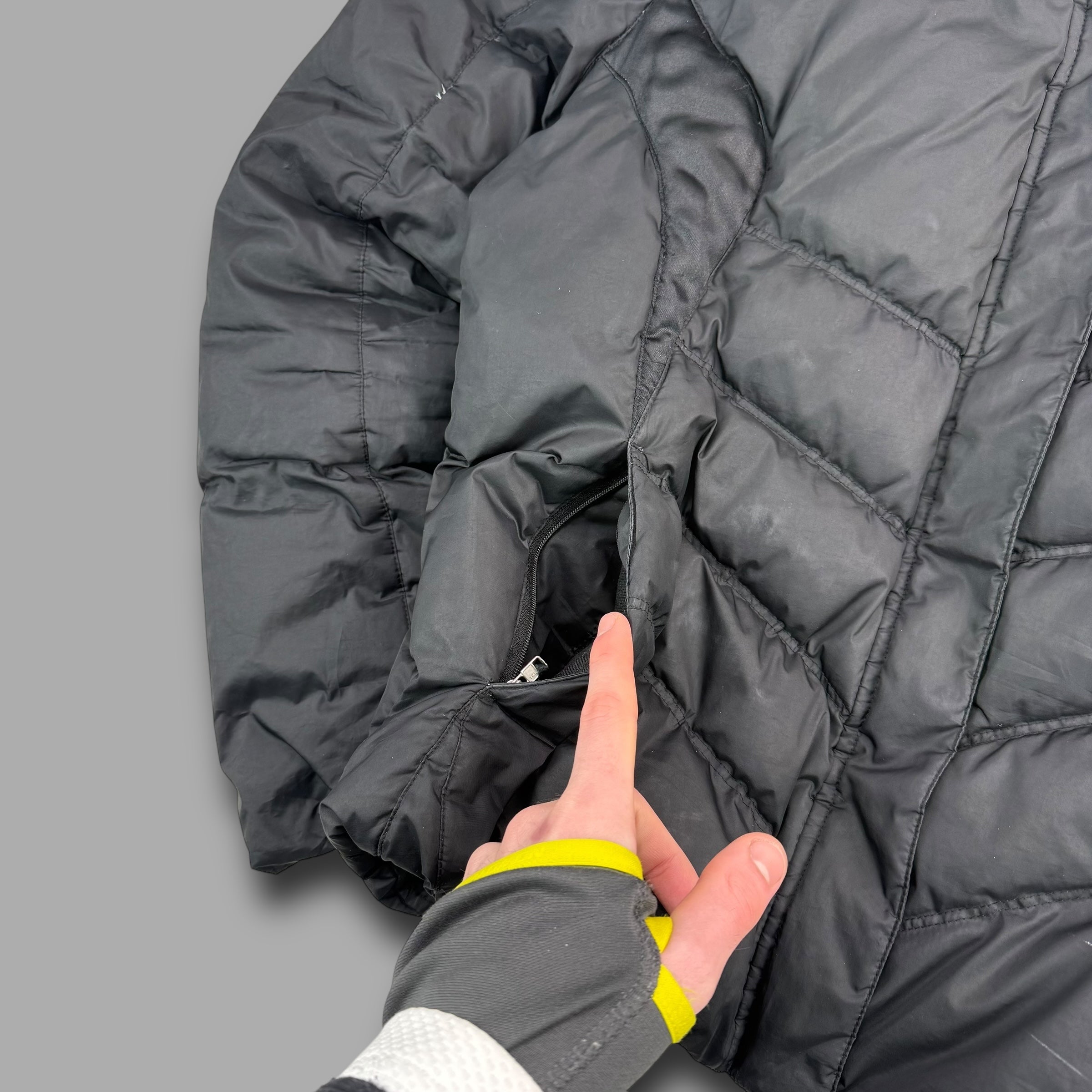 Nike 2000's panelled 550 down-filled puffer jacket (S)