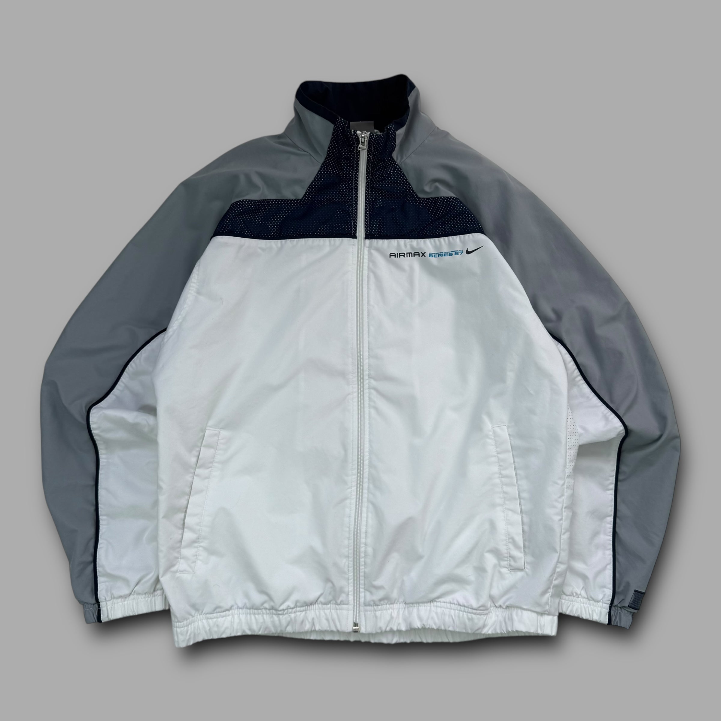 Nike 2000's airmax series 87 spellout track jacket (M)