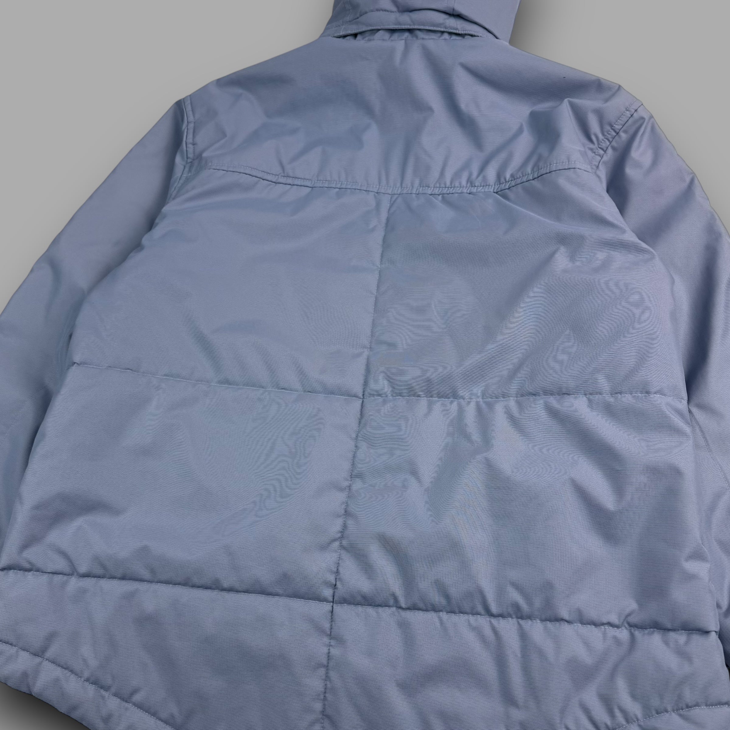 Nike 2000's paneled pinstripe padded jacket (S)