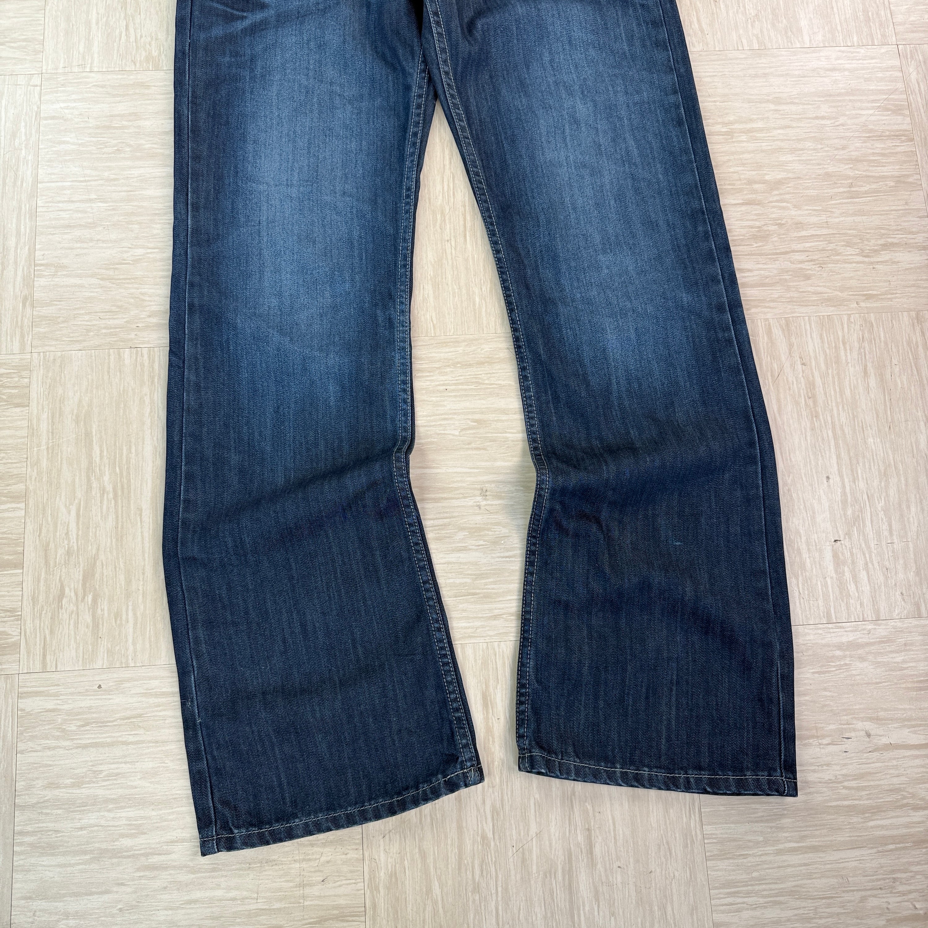 Diesel 1990's Hudson fit dark denim relaxed bootcut jeans (M)