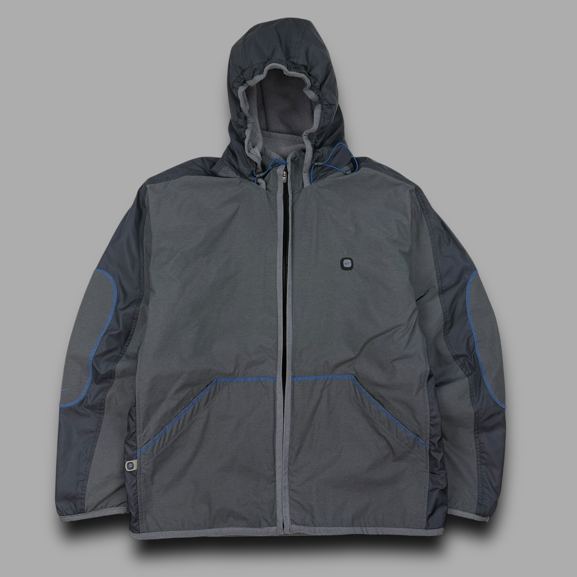 Nike presto 2000's technical panelled fleece lined jacket (S)