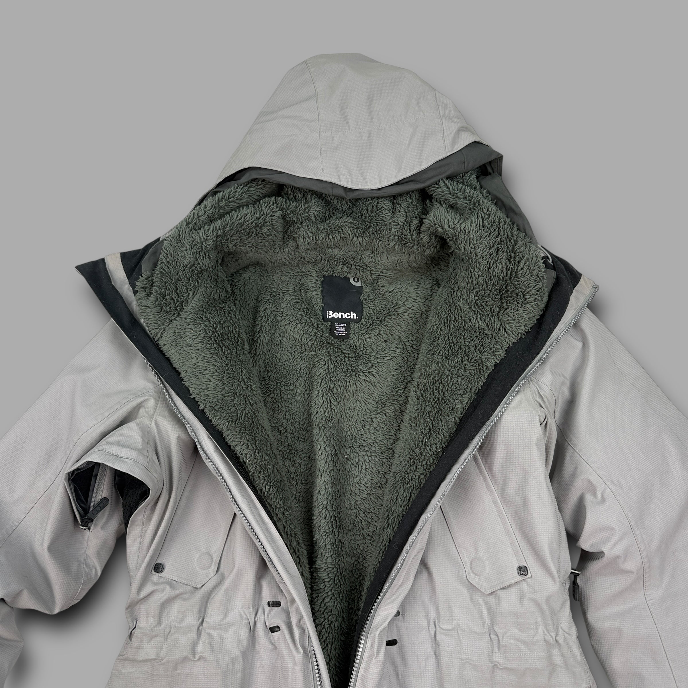 Bench 2000's technical 2in1 softshell multi-pocket parka jacket (S)