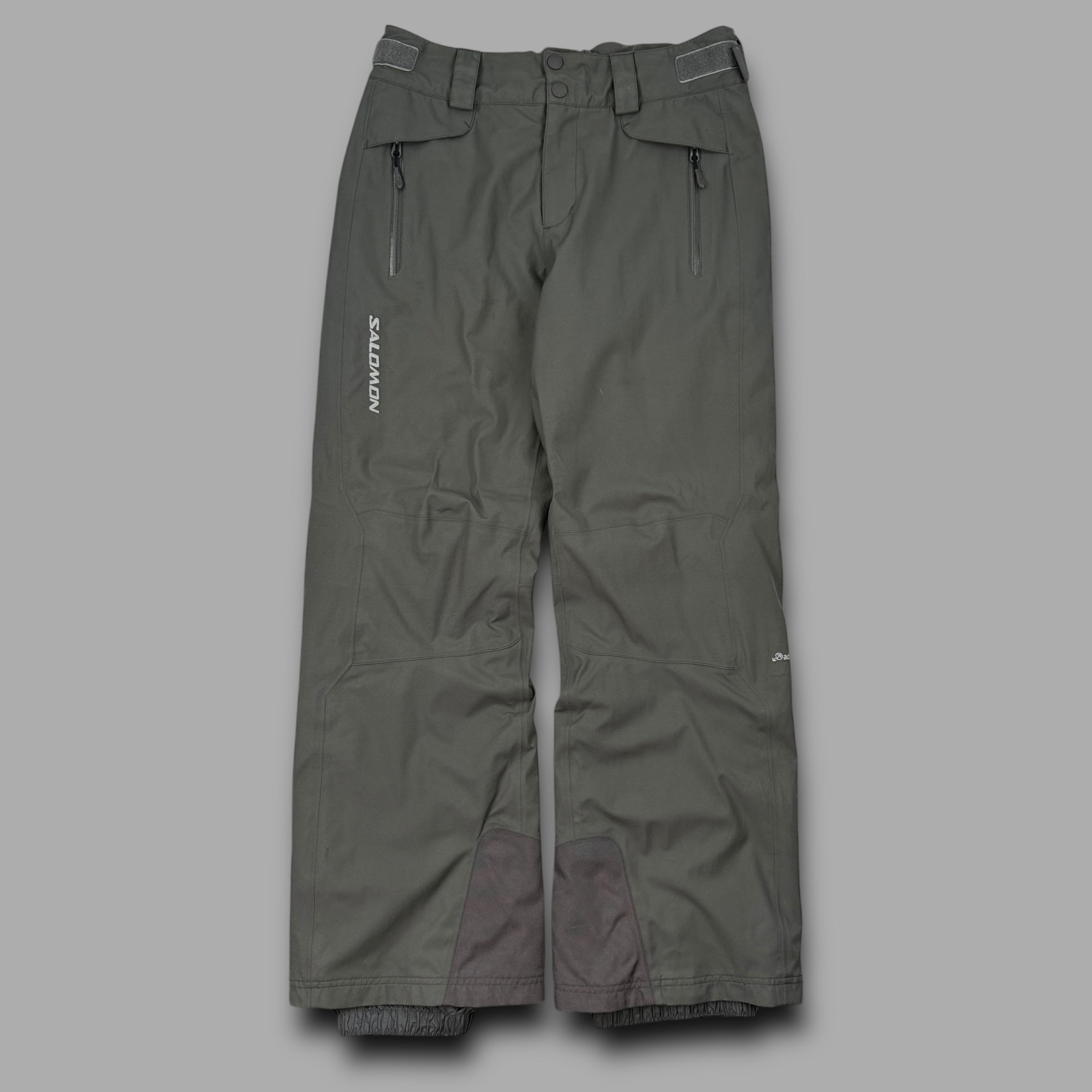 Salomon 2000's technical advantex softshell ski sallopettes (L)