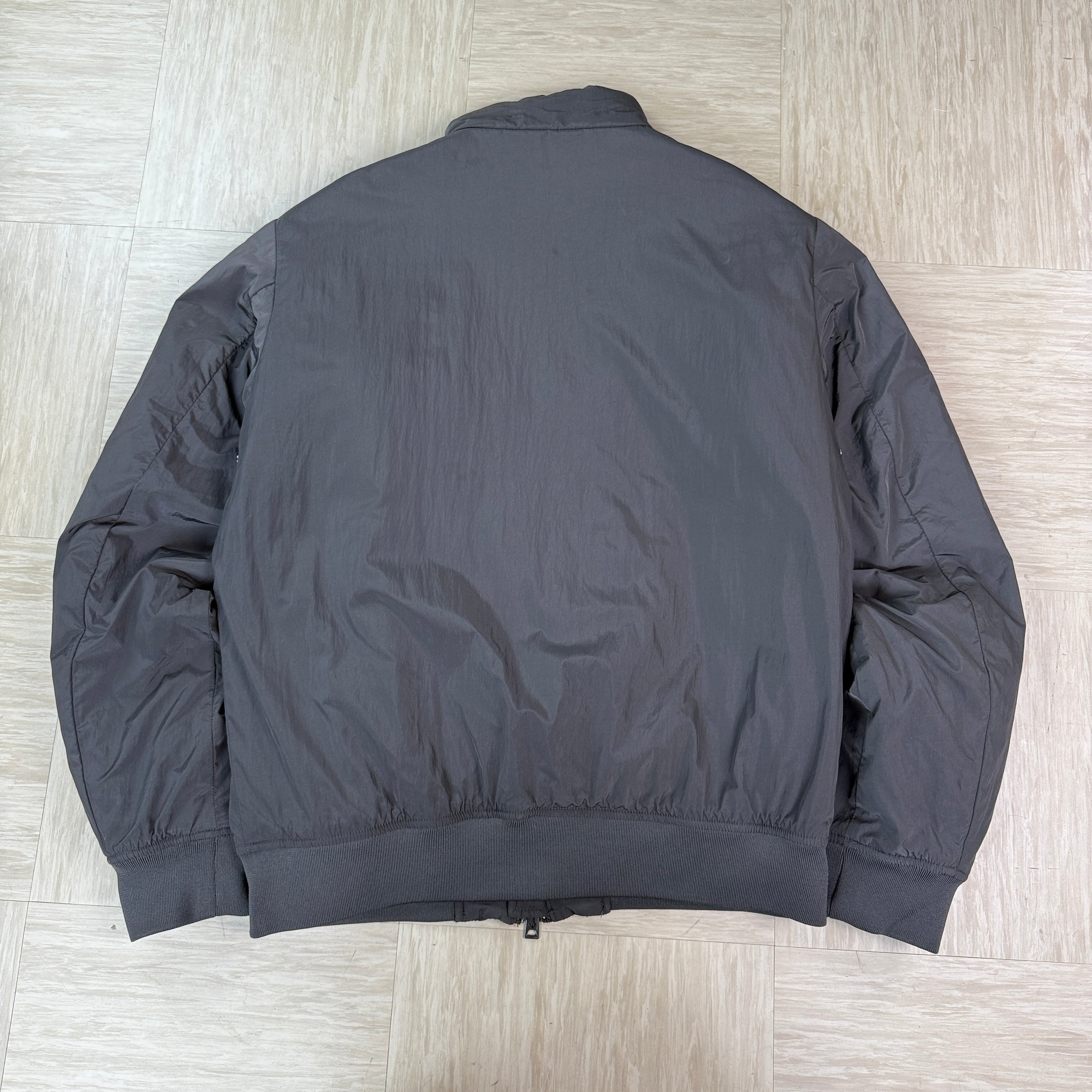 Armani 2000's technical multi-pocket high collar nylon bomber jacket (M)