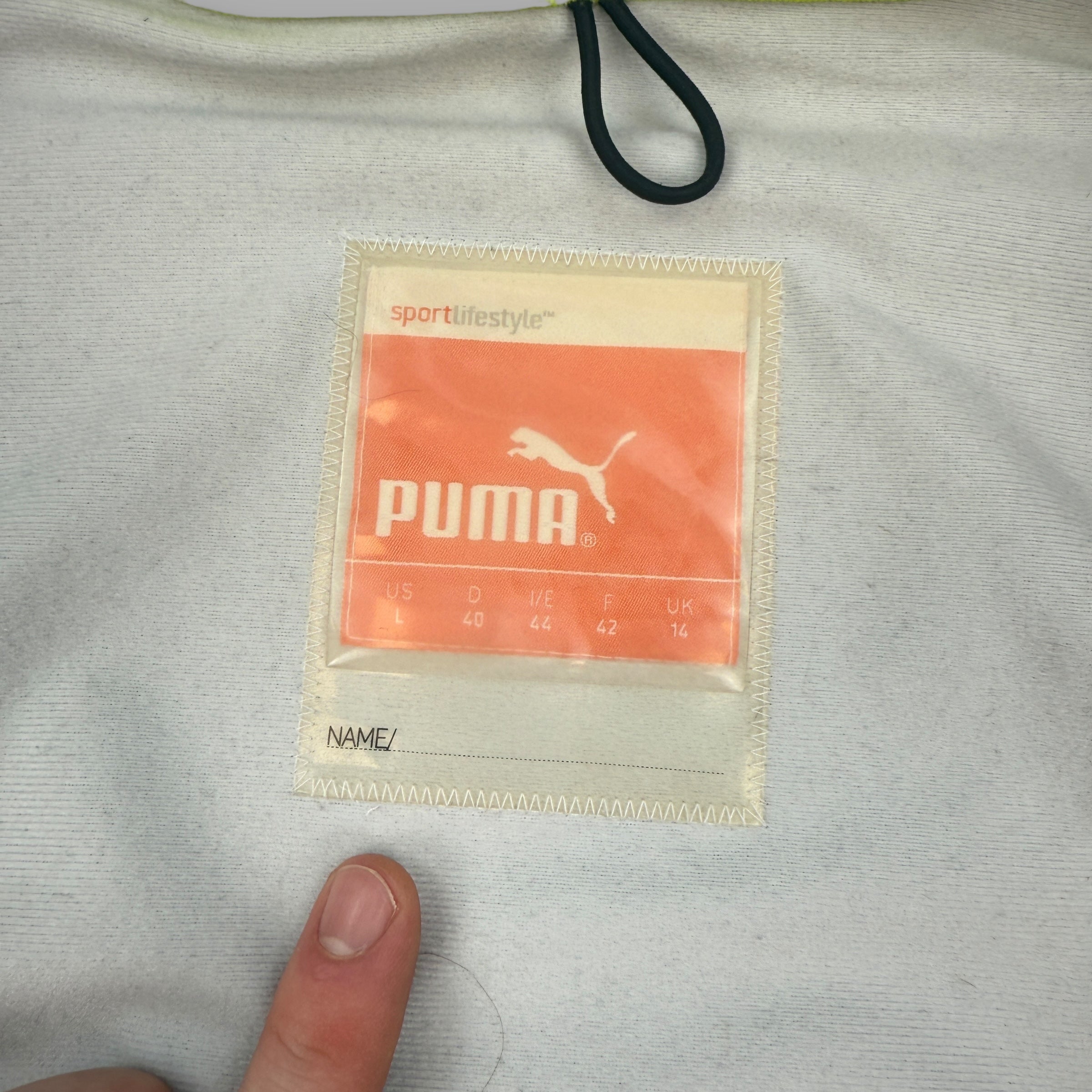 Puma 2000's technical asymmetrical zip softshell balaclava jacket (M) wms