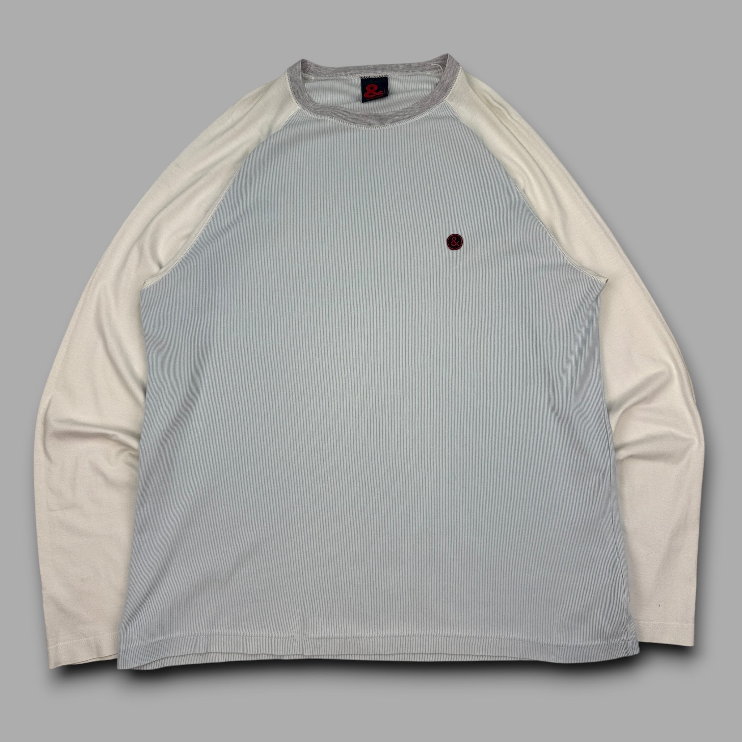 Dolce & gabanna 2000's pullover ribbed long sleeve tee (XL)