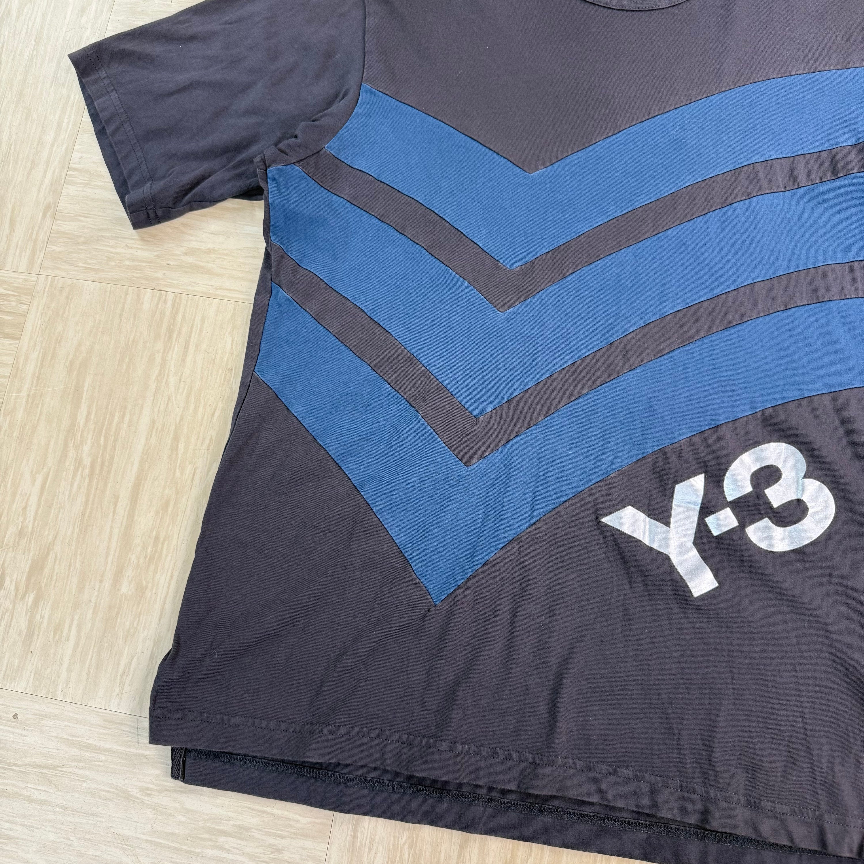 Adidas x Yohji Yamamoto 2015 graphic panelled spellout tee (M)