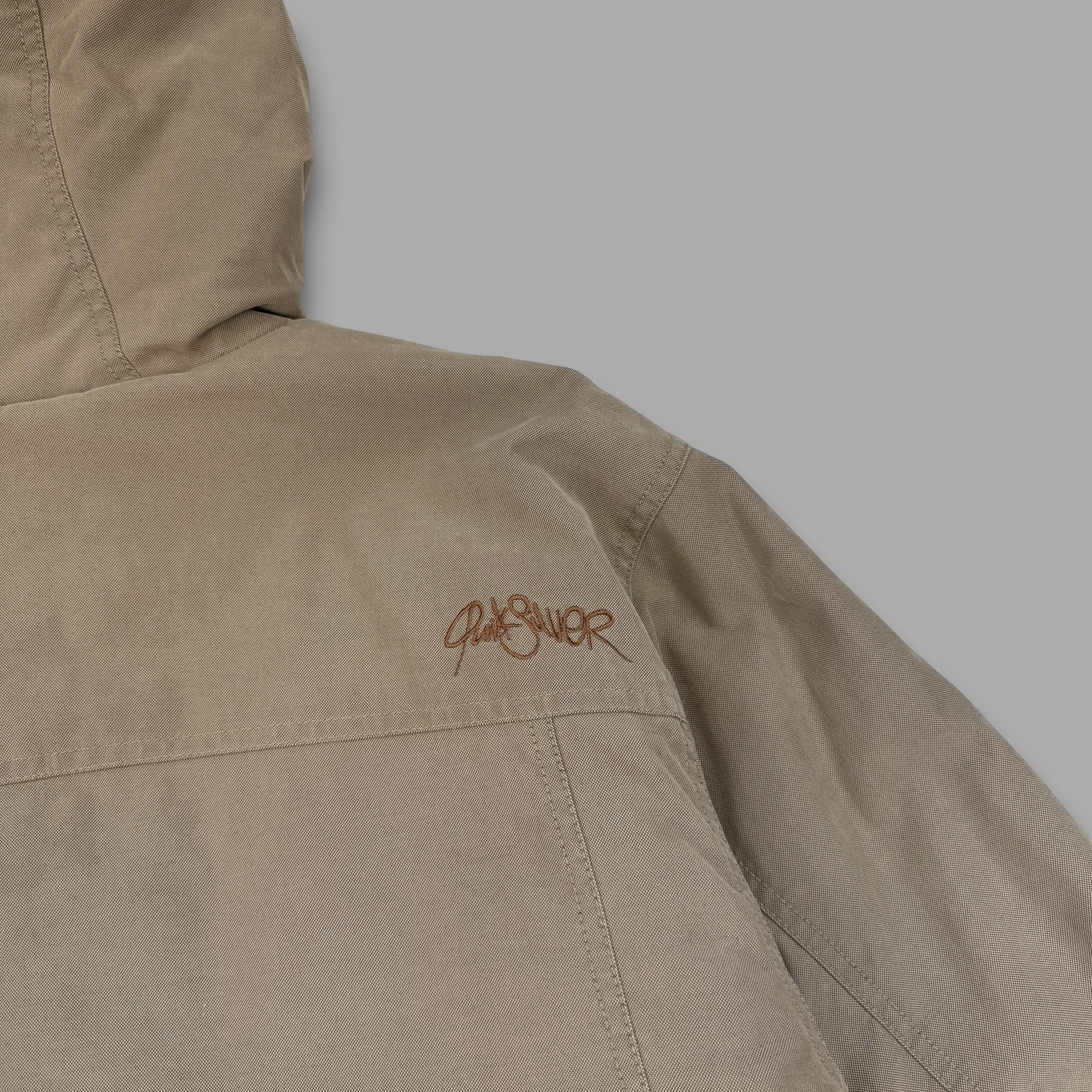 Quiksilver 2000's technical multi-pocket parka jacket (XL)