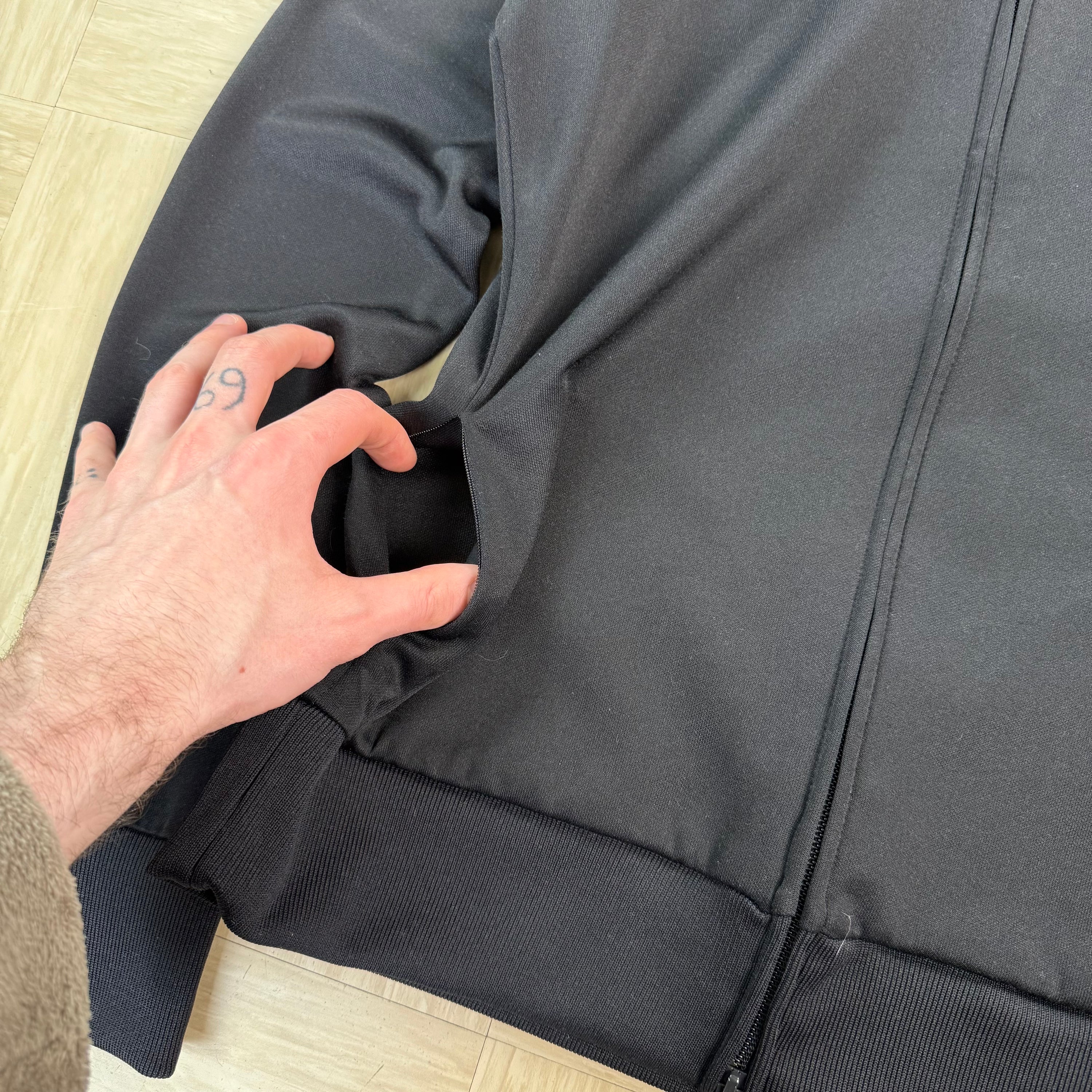 Adidas x Yohji Yamamoto 2010 technical two way zip high neck jacket (L) wms