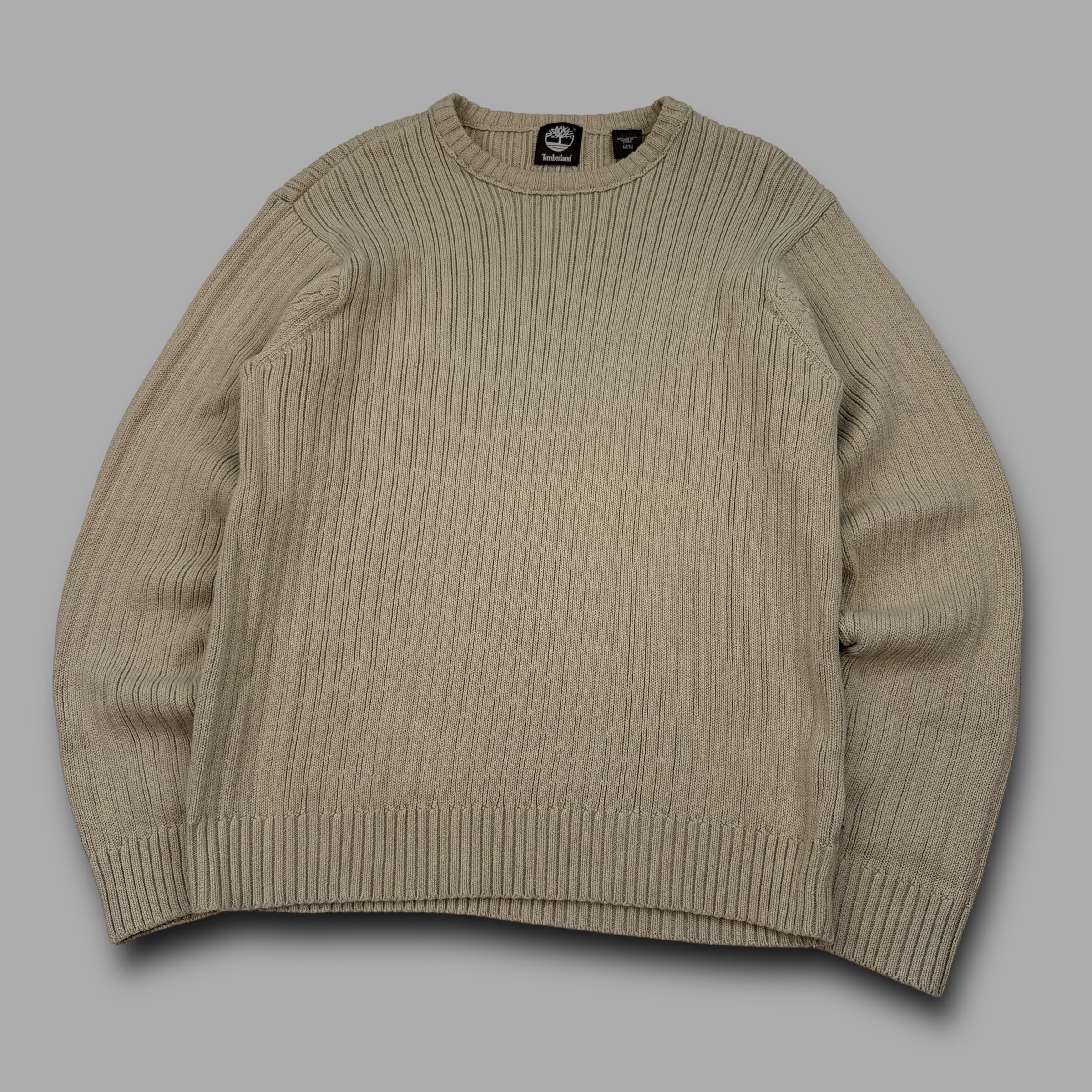 Timberland 2010 ribbed knit pullover sweatshirt (M)