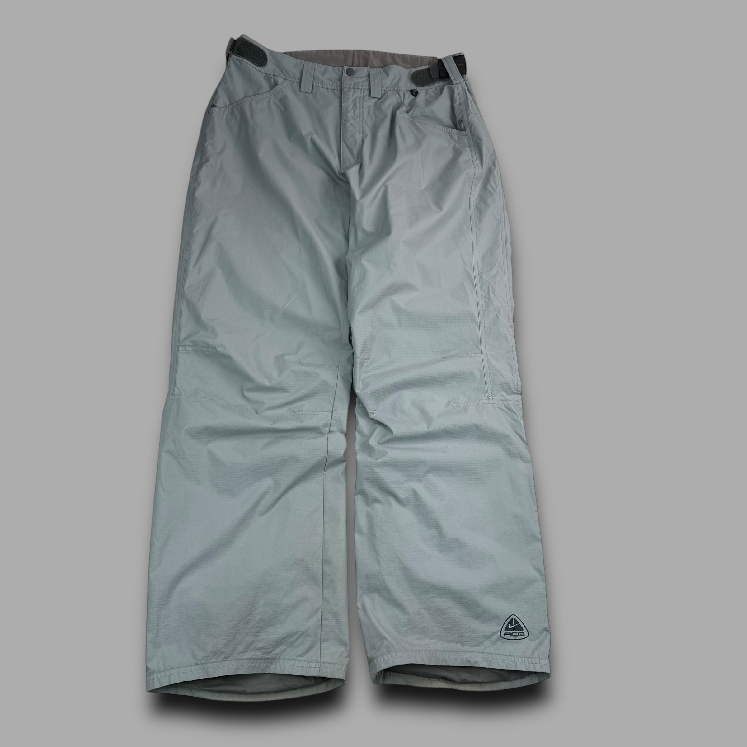 Nike ACG 2000's baggy nylon ripstop ski bottoms (L)