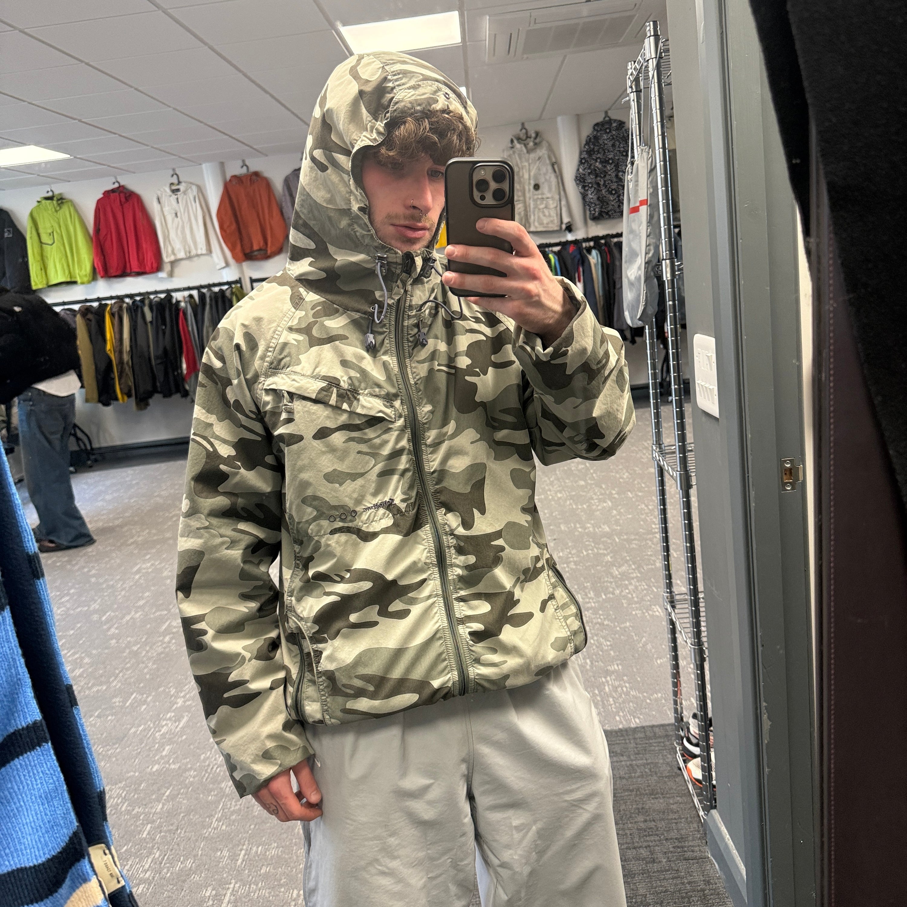 Schott NYC 2000's technical reversible softshell jacket (L)
