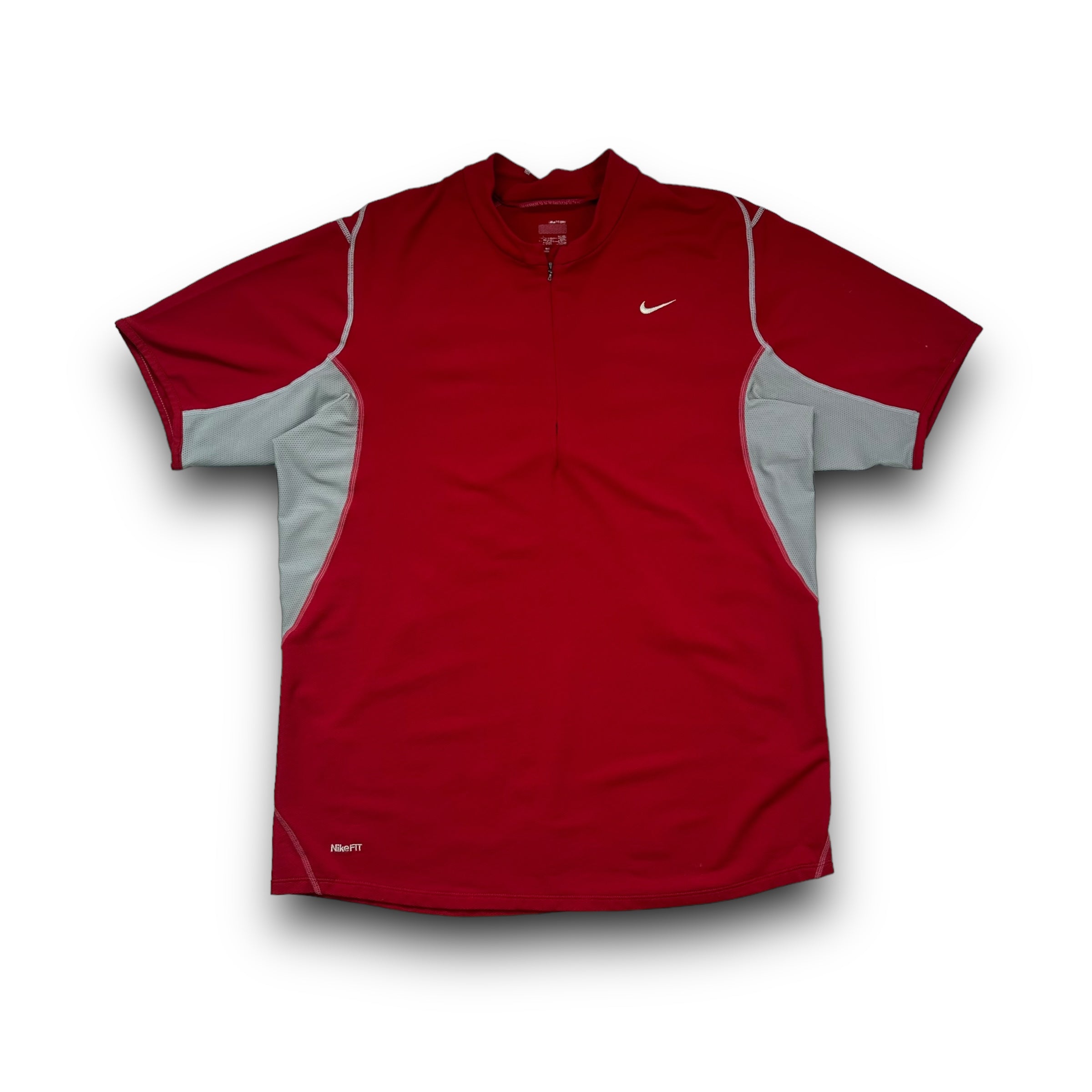 Nike training 2000's contrast stitch polo shirt (L)