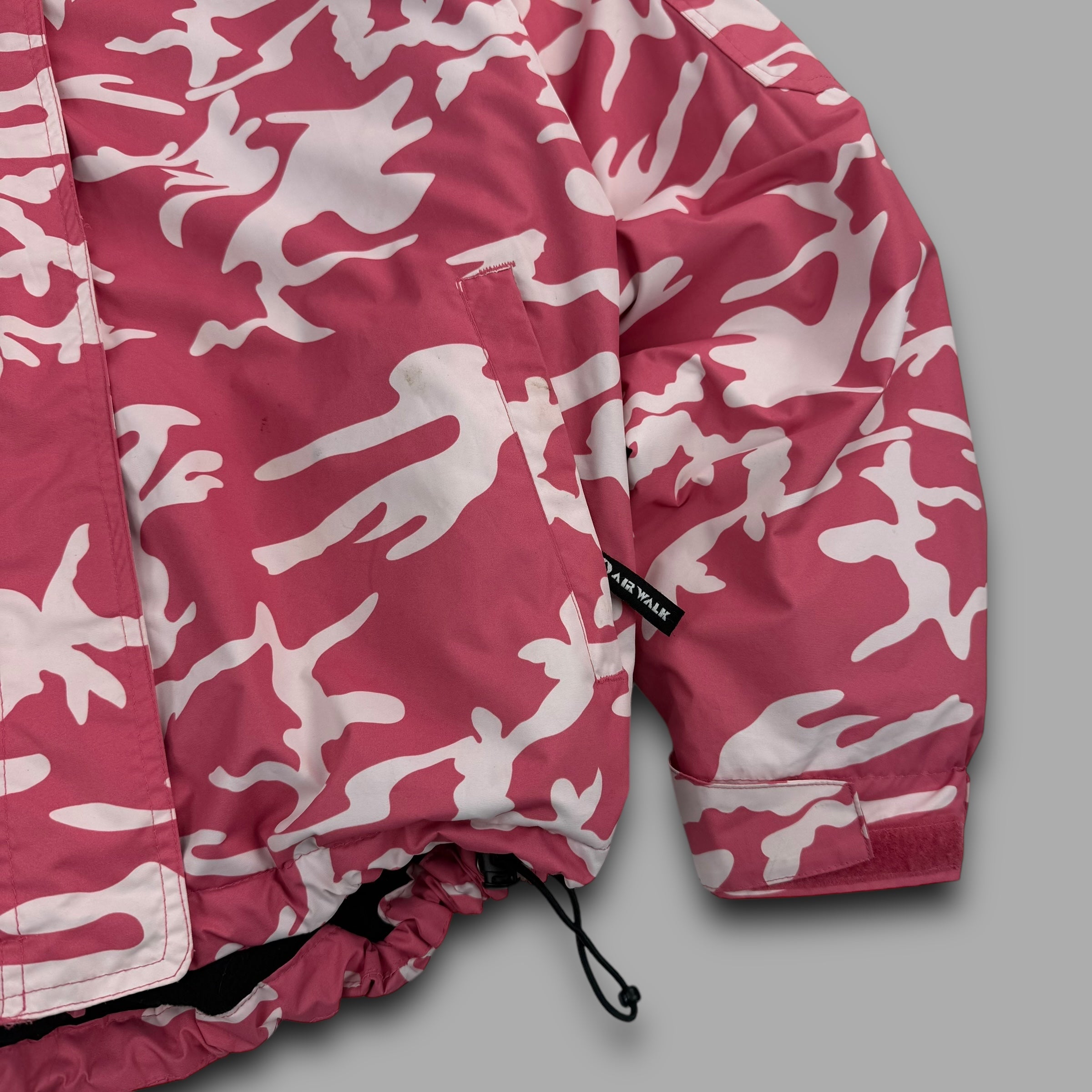 Airwalk 2000's technical camo goggle ski jacket (S)