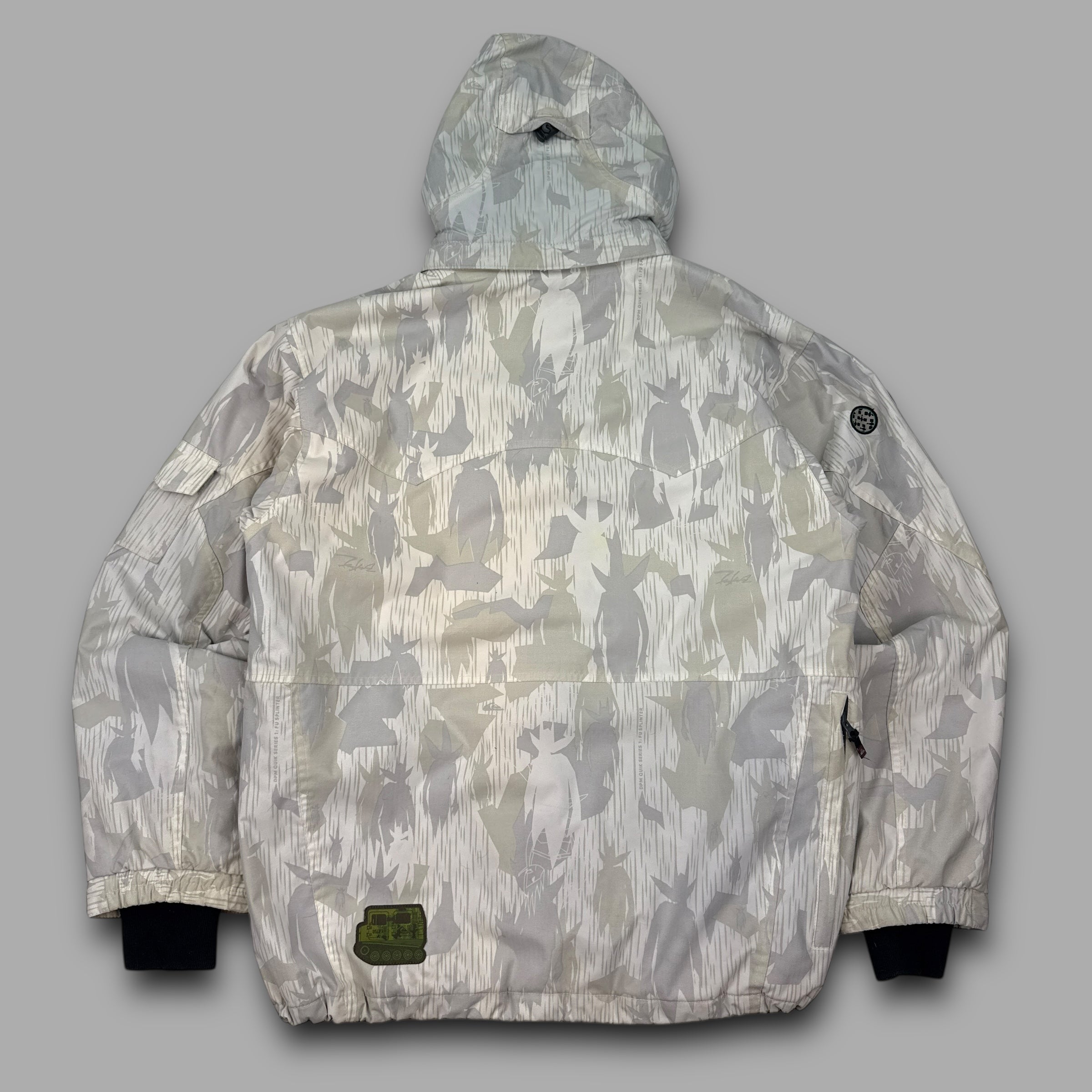 Quiksilver x futura 2007 FU splinter DMP ski jacket (M)