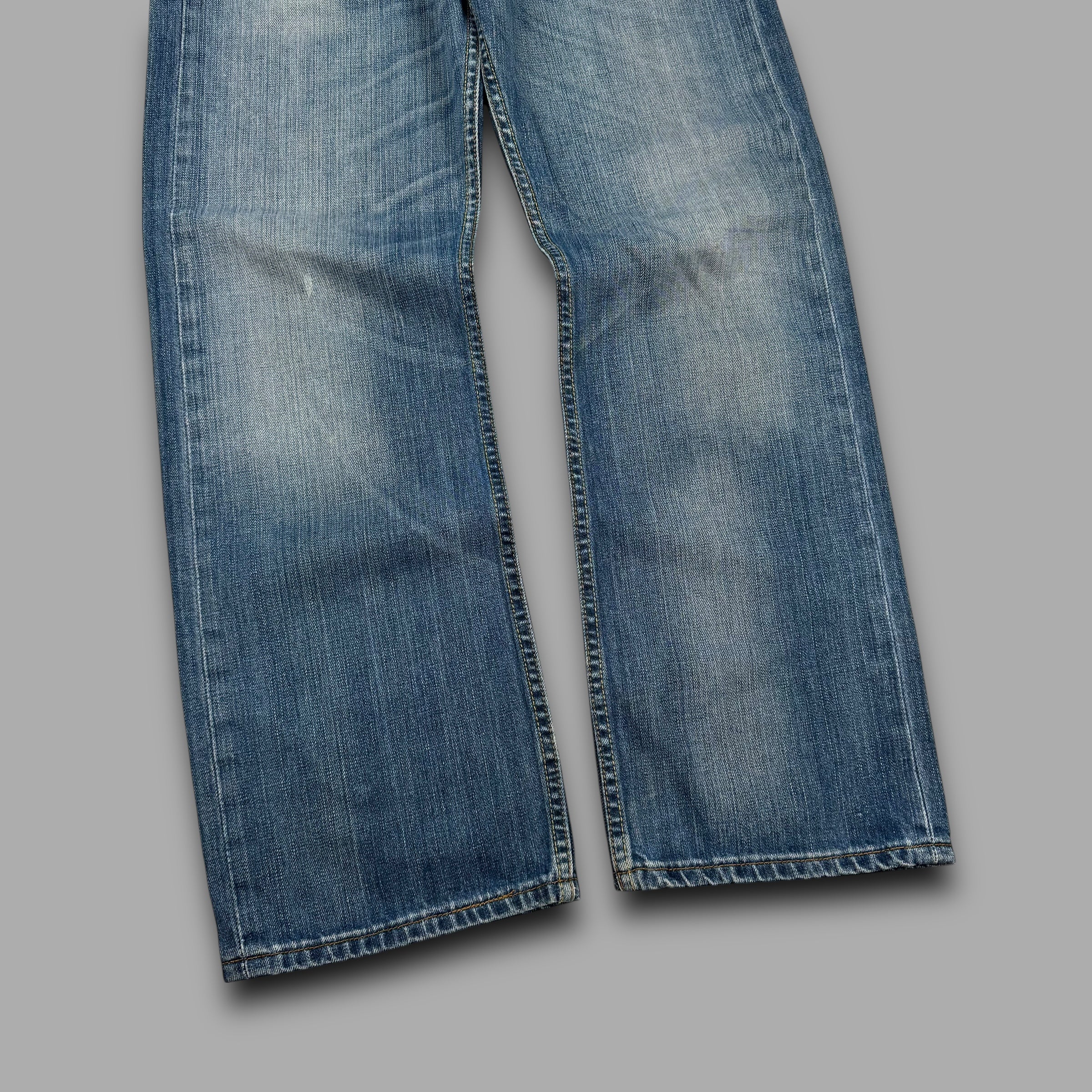 Levi 501 relaxed straight fit denim jeans (S)