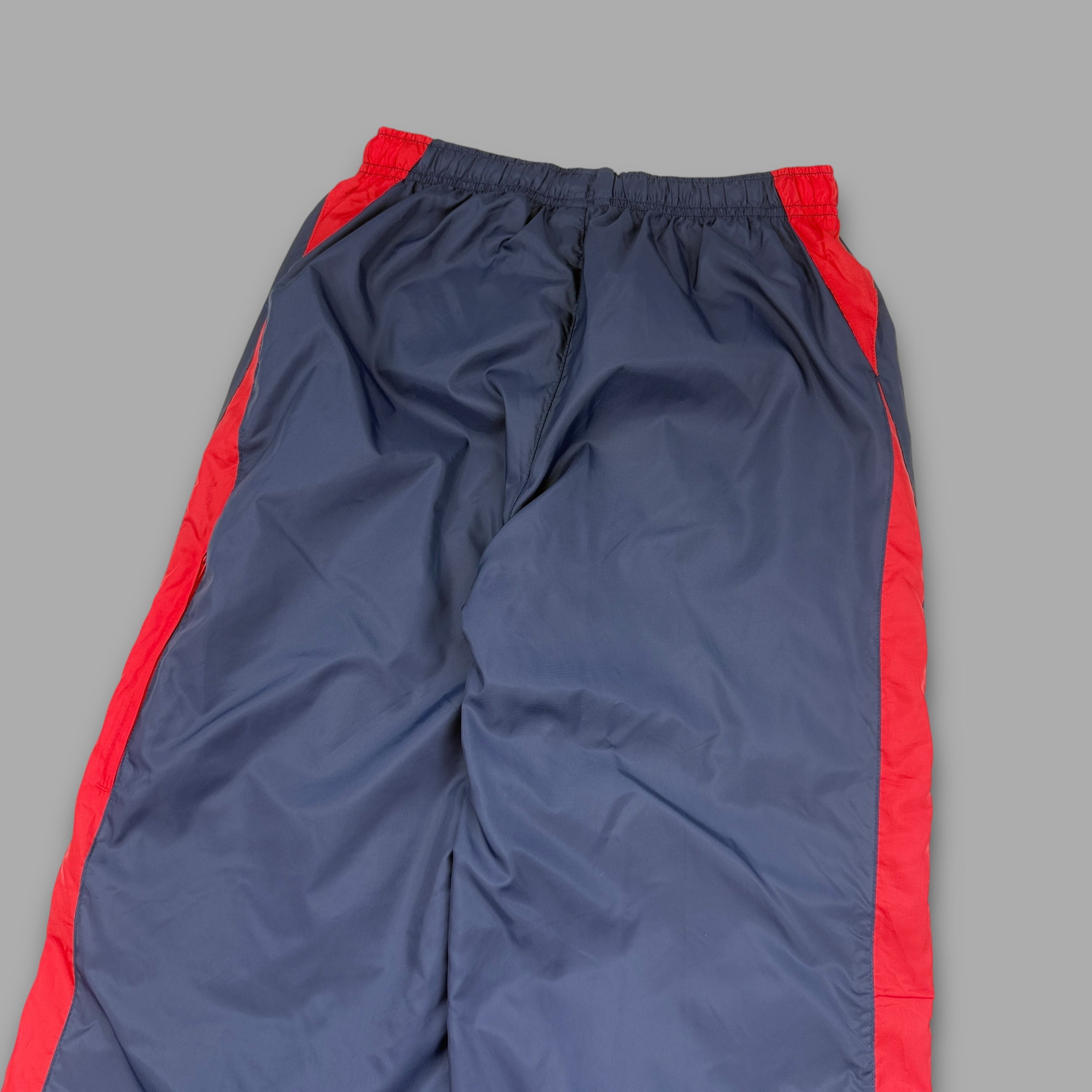 Nike 2000's baggy wide leg track bottoms (S)
