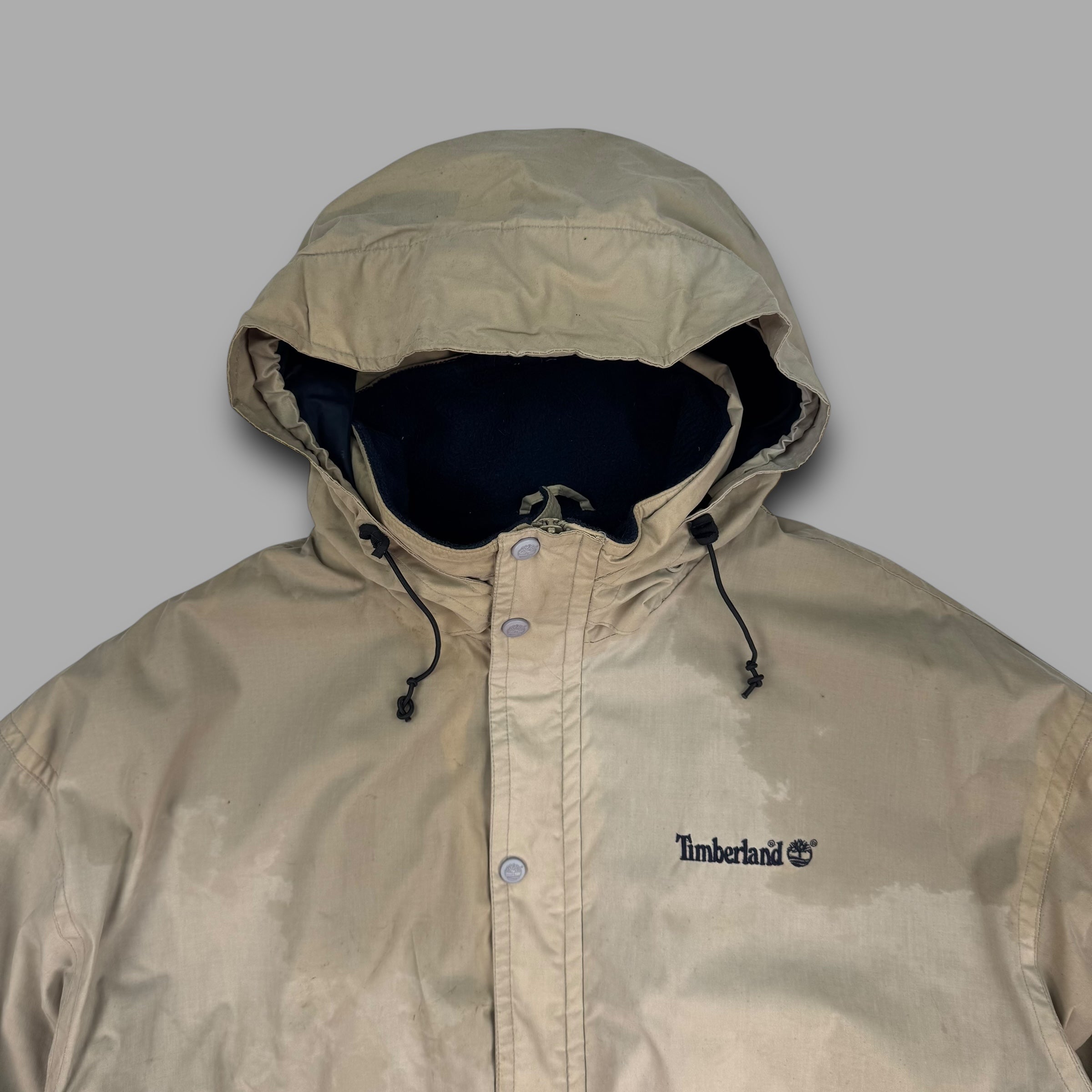 Timberland 1997 technical dual pocket softshell fleece jacket (L)