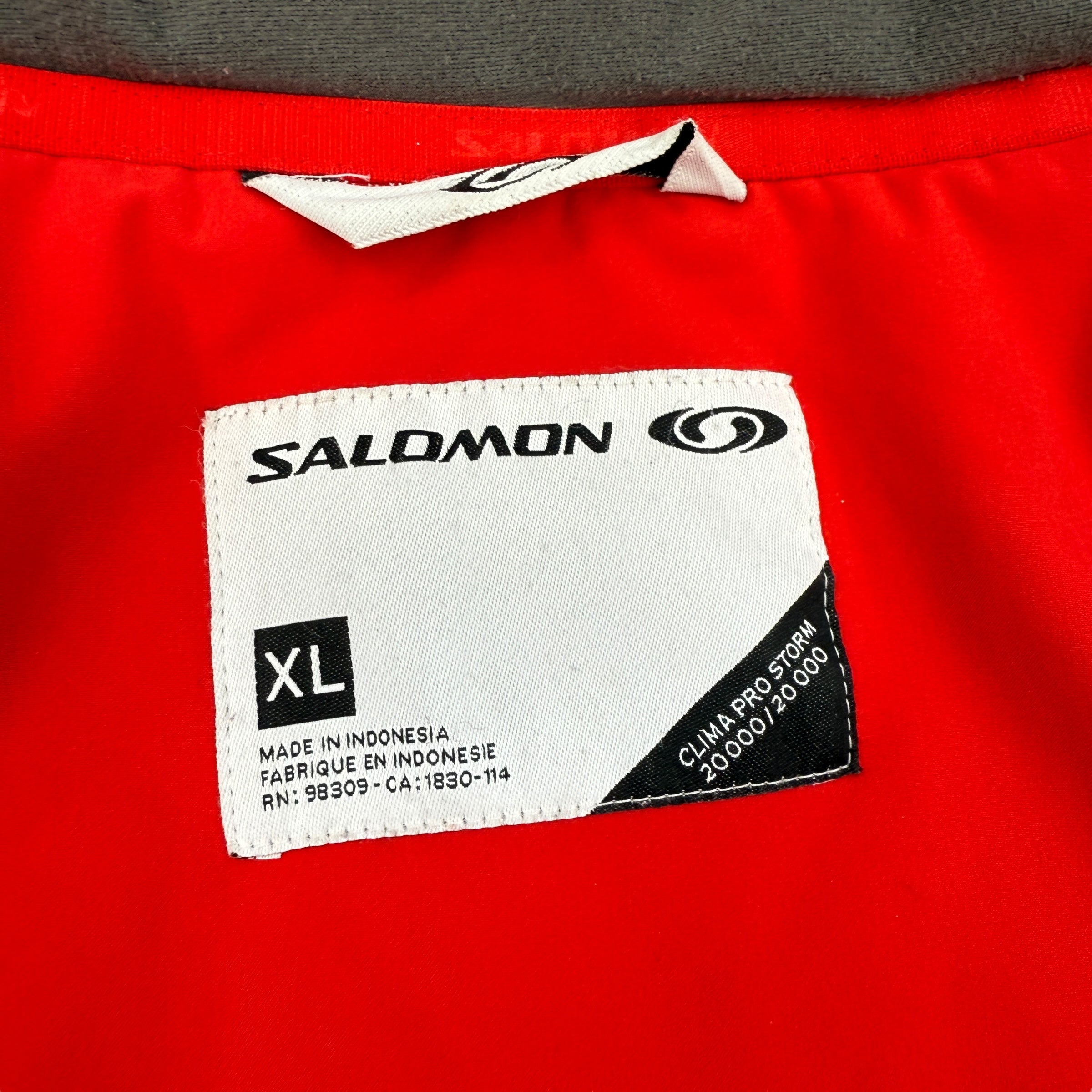 Salomon 2011 technical clima-pro storm softshell ski jacket (XL)