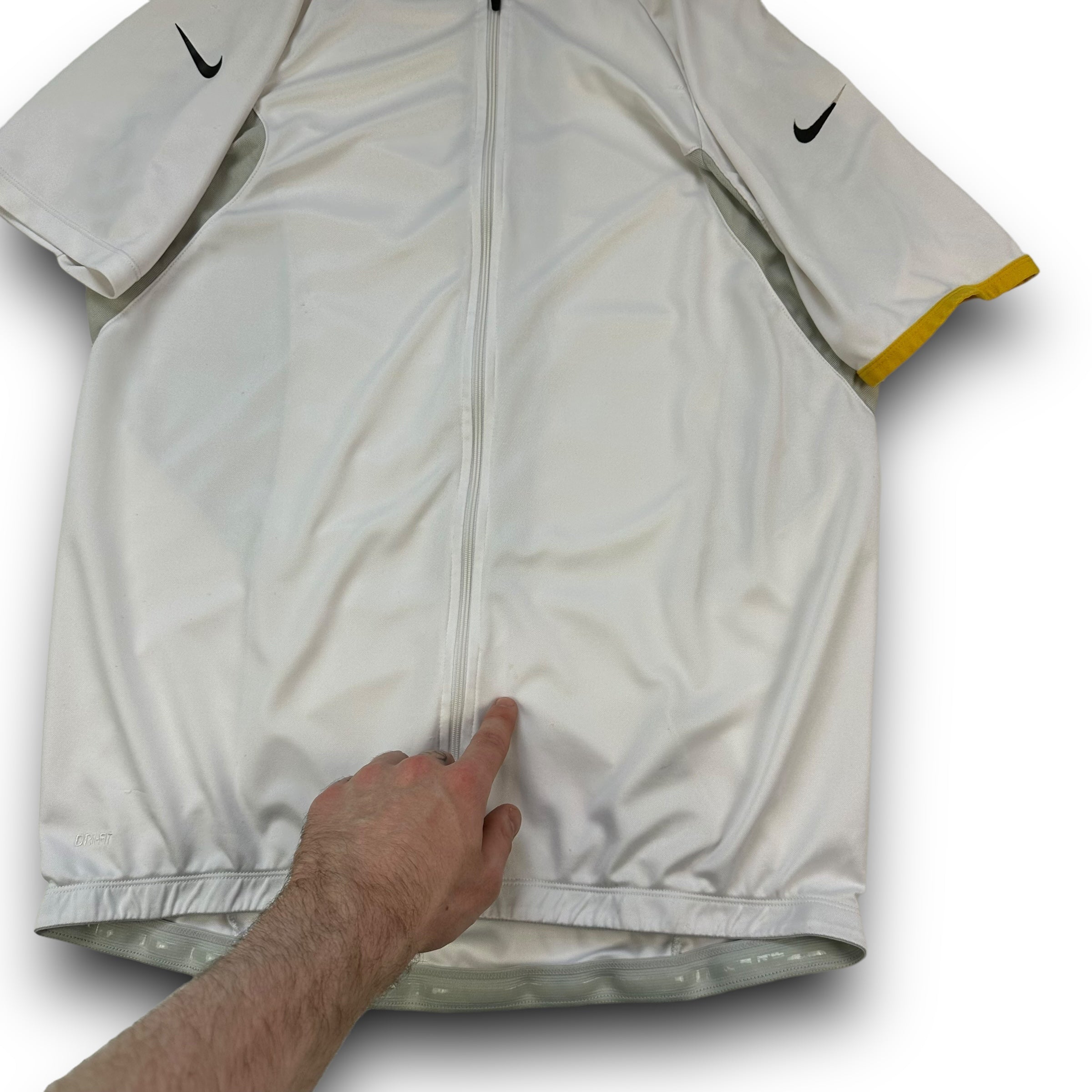 Nike 2000's technical livestrong dri-fit full zip shirt (XL)