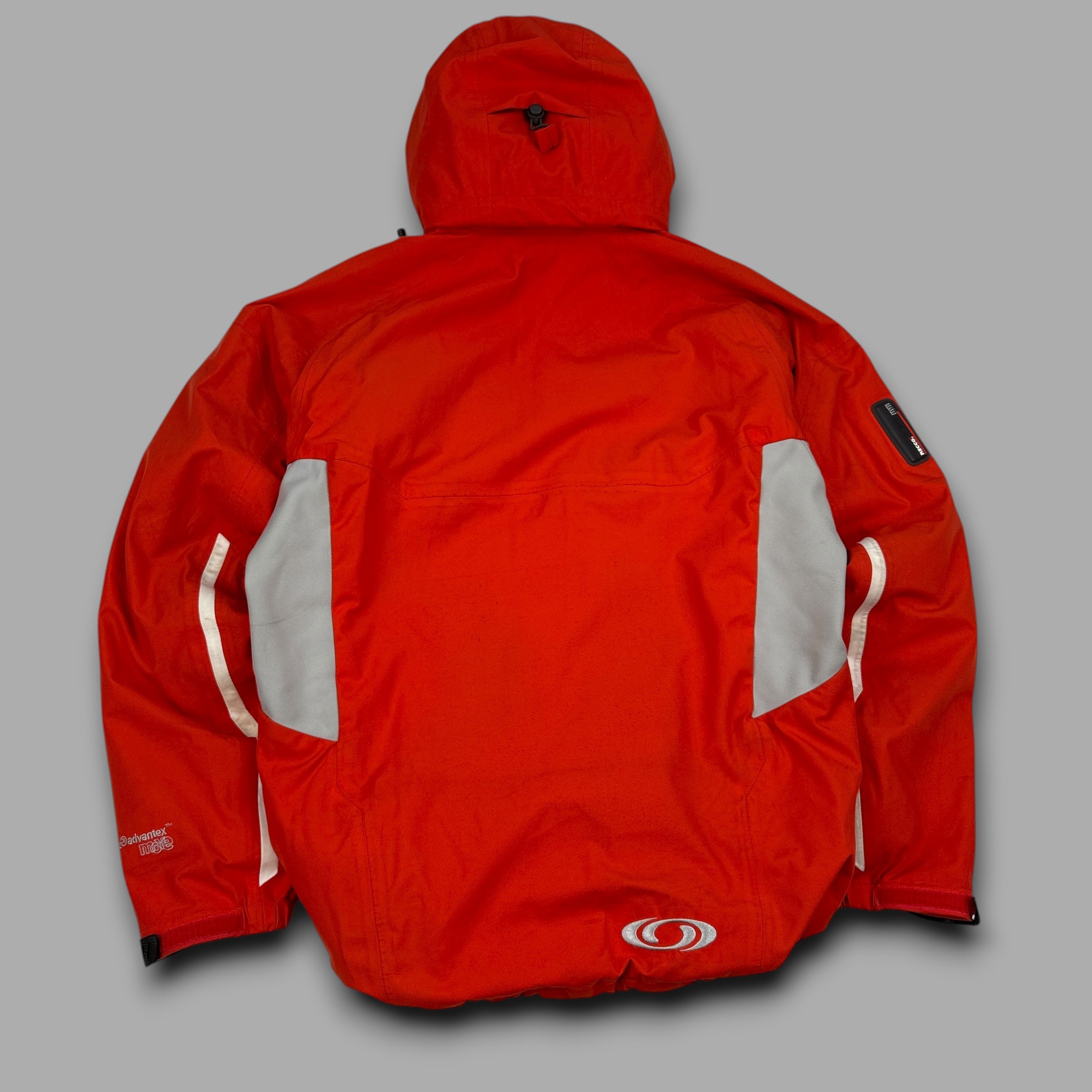 Salomon 2007 technical multi-pocket recco clima-pro storm ski jacket (M)