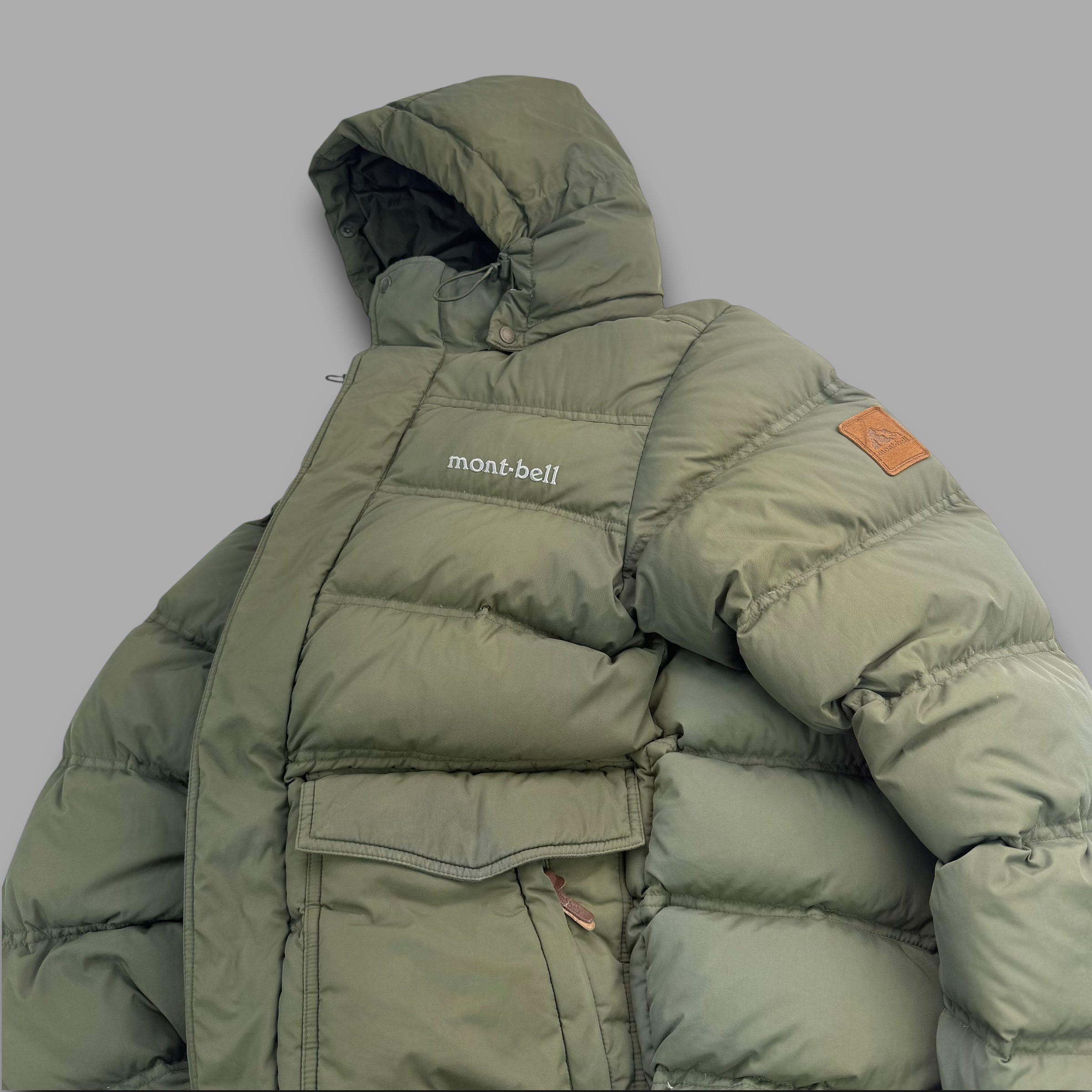 Montbell 2000's technical down-filled puffer jacket (M)