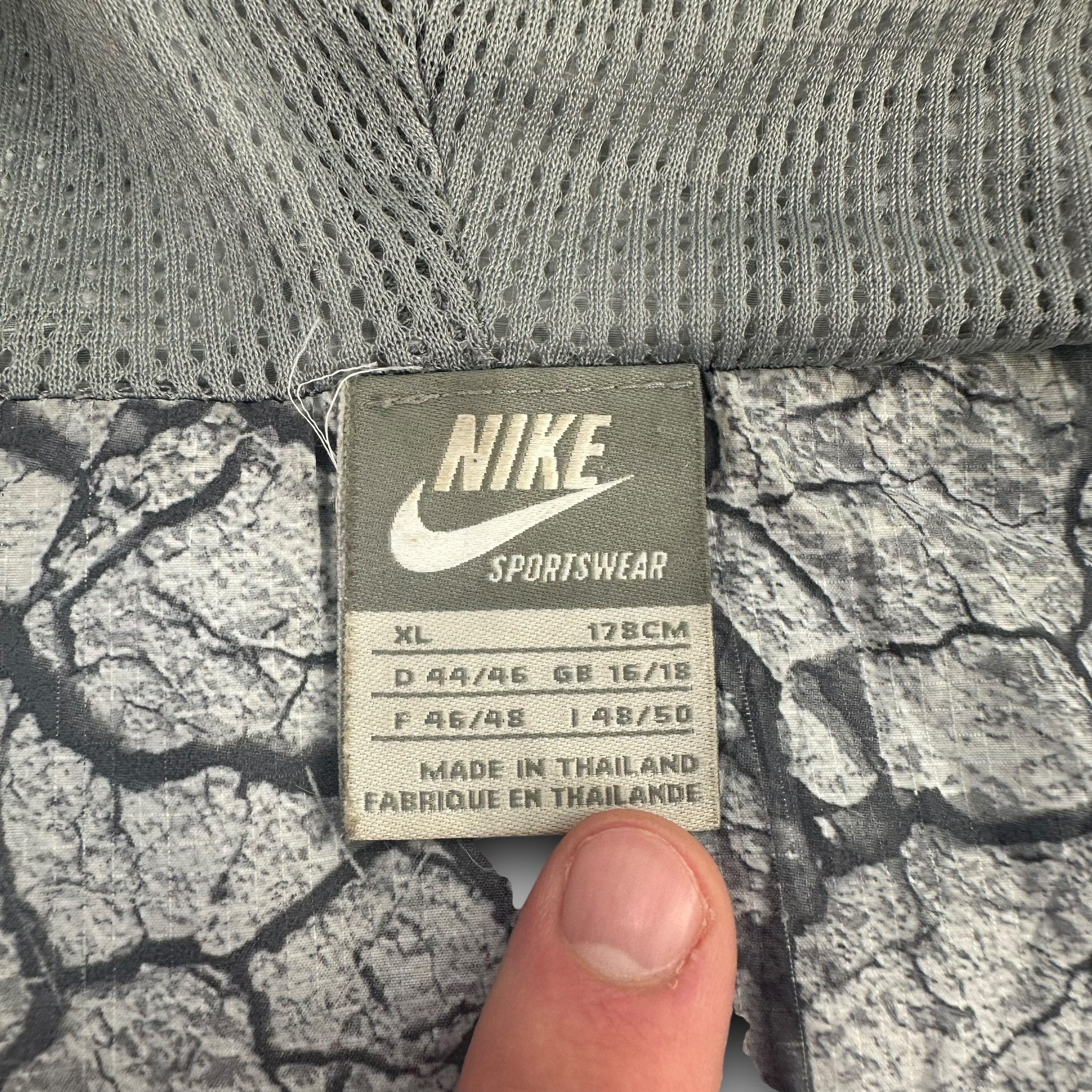 Nike 2000's technical monogram windbreaker (XL) wms