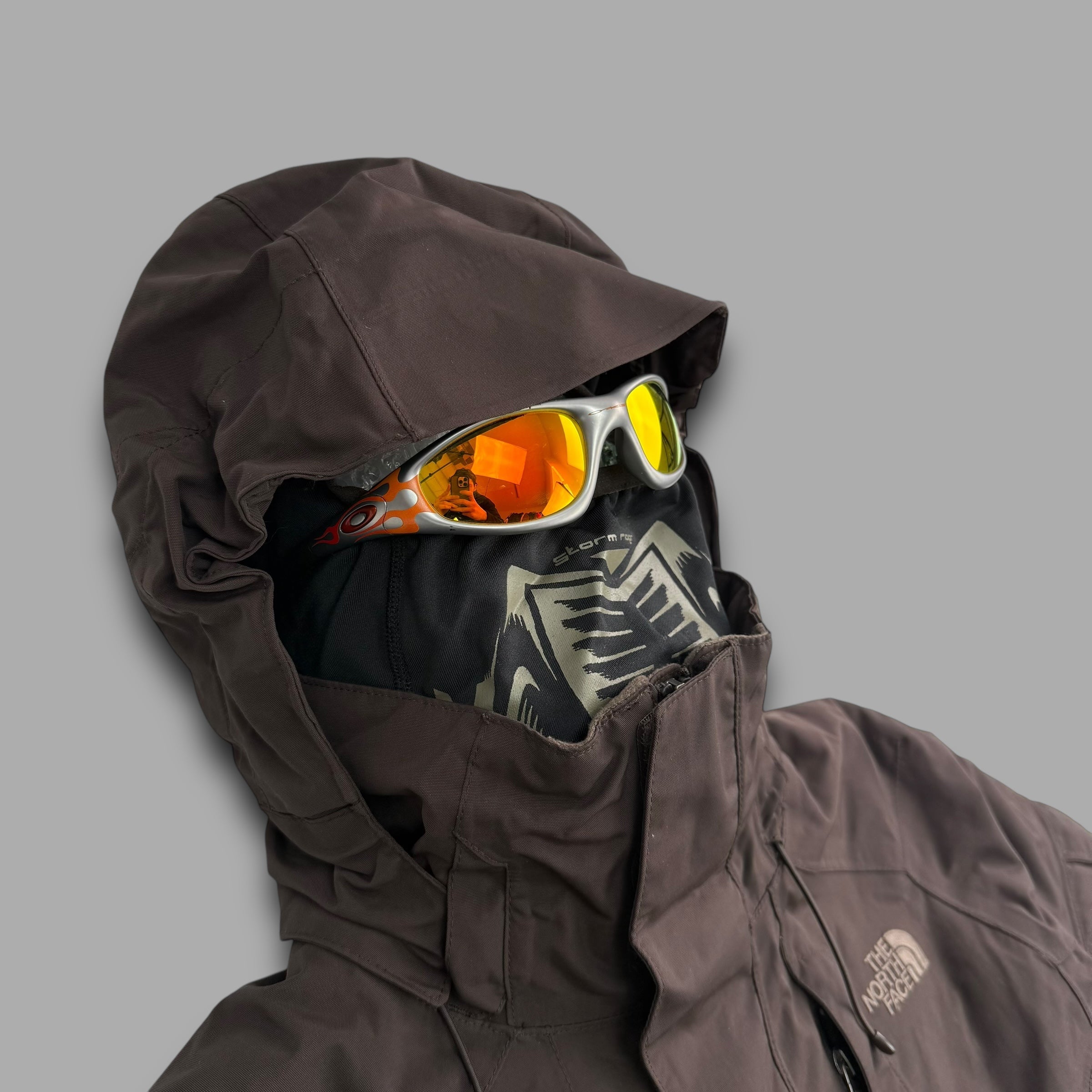 The north face cryptic 2008 technical multi-pocket balaclava ski jacket (S-L)