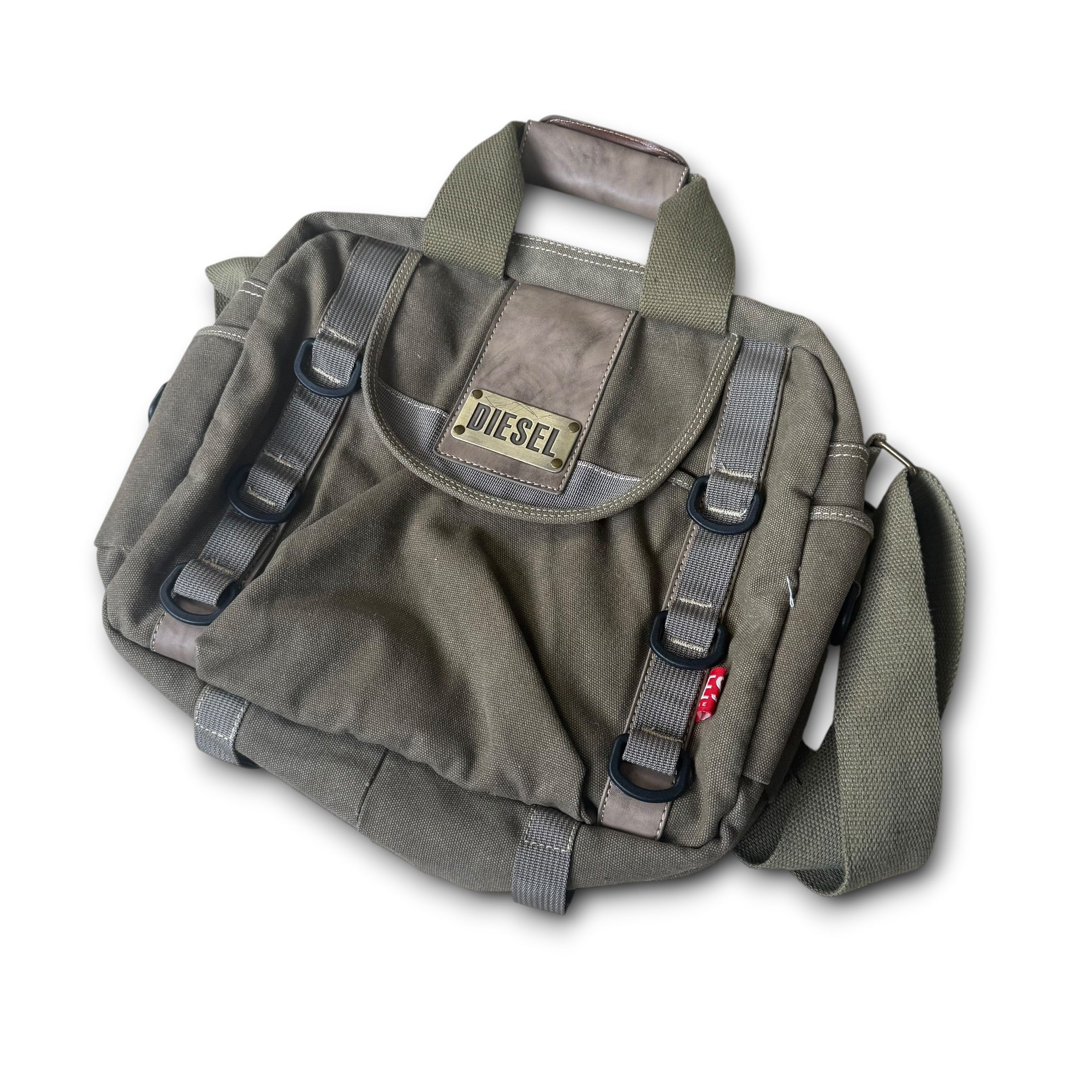 Diesel spare parts 2000's technical messenger / shoulder bag (OS)