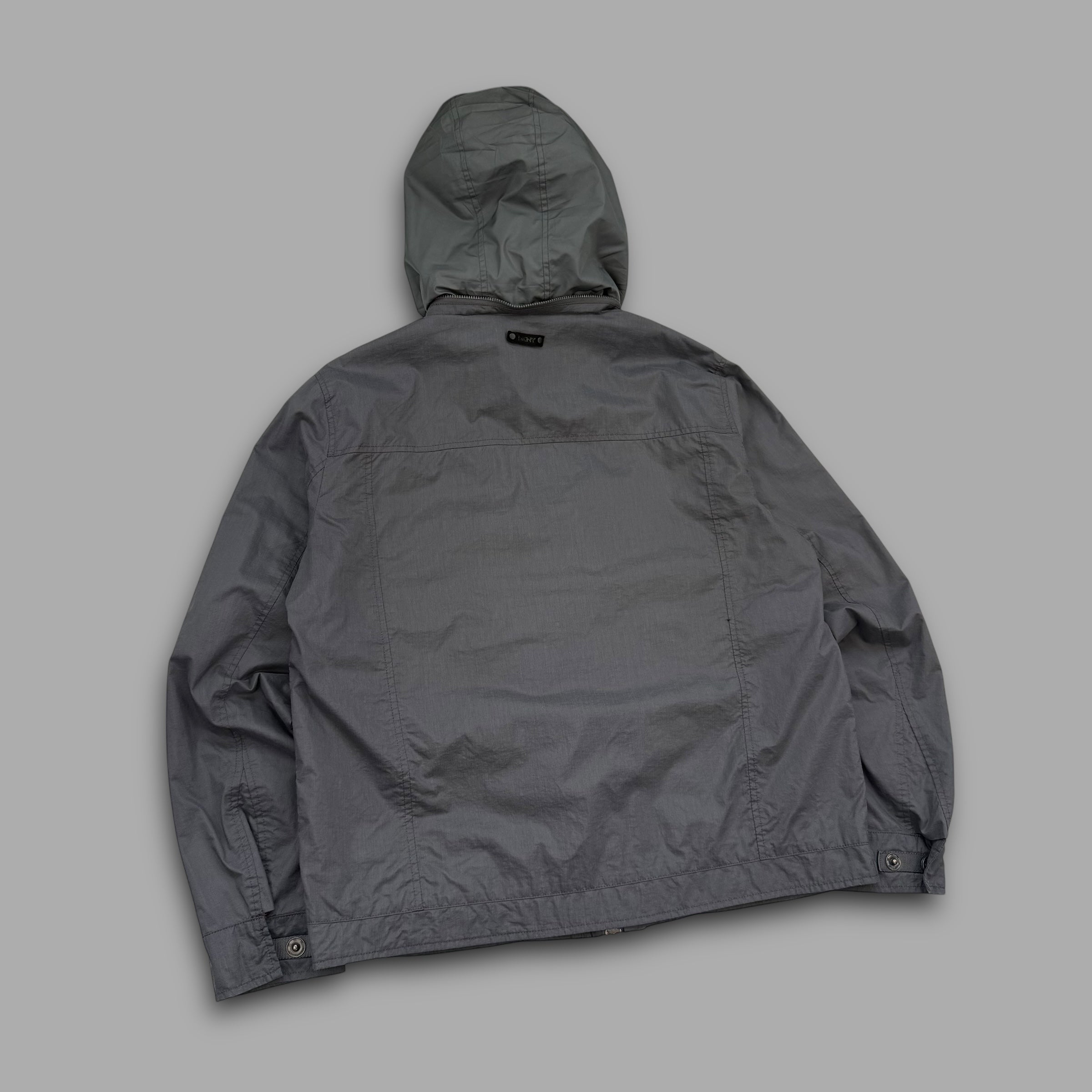 DKNY 2000's technical packable hood jacket (L-XL)