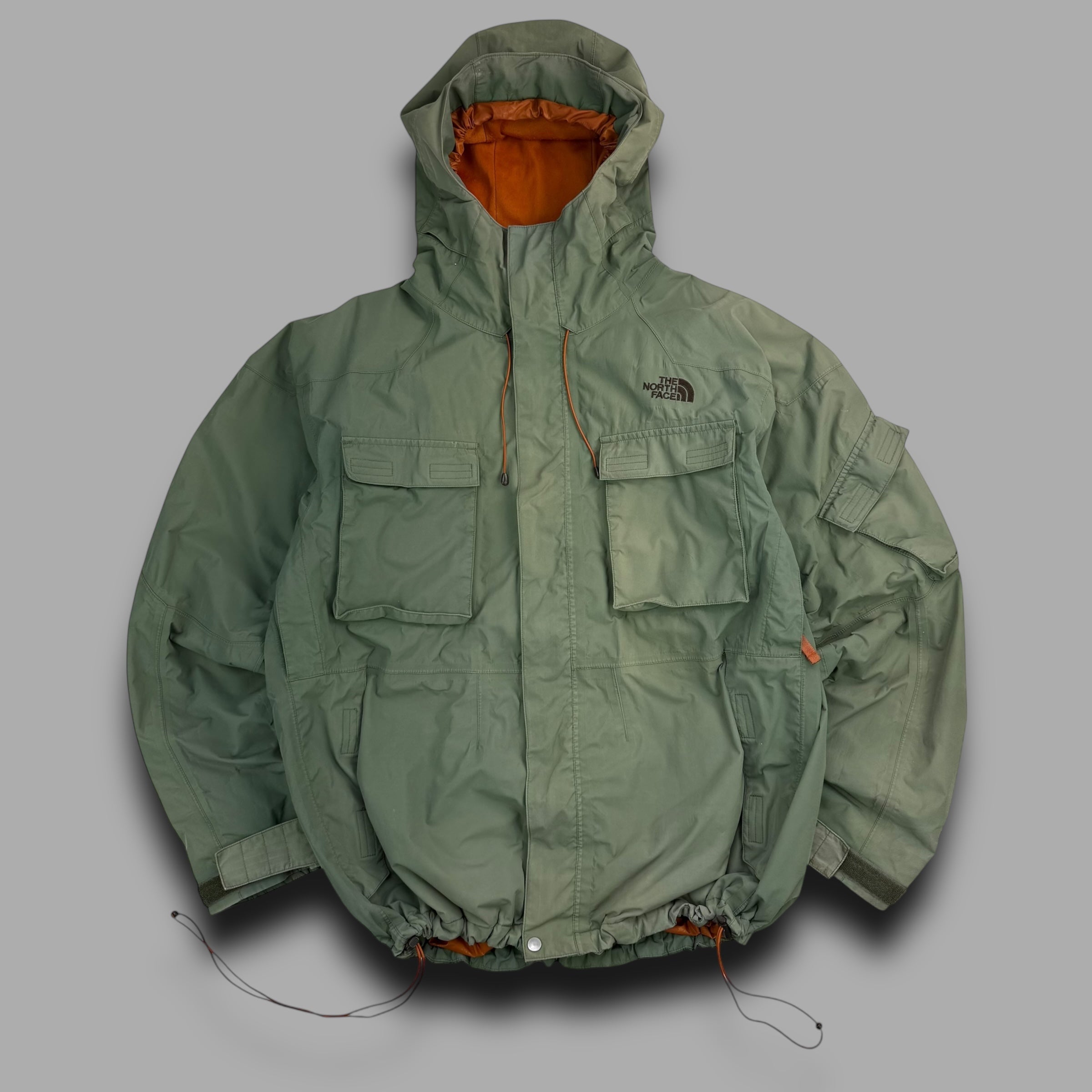 The north face 2007 technical panelled multi-pocket ski jacket (L)