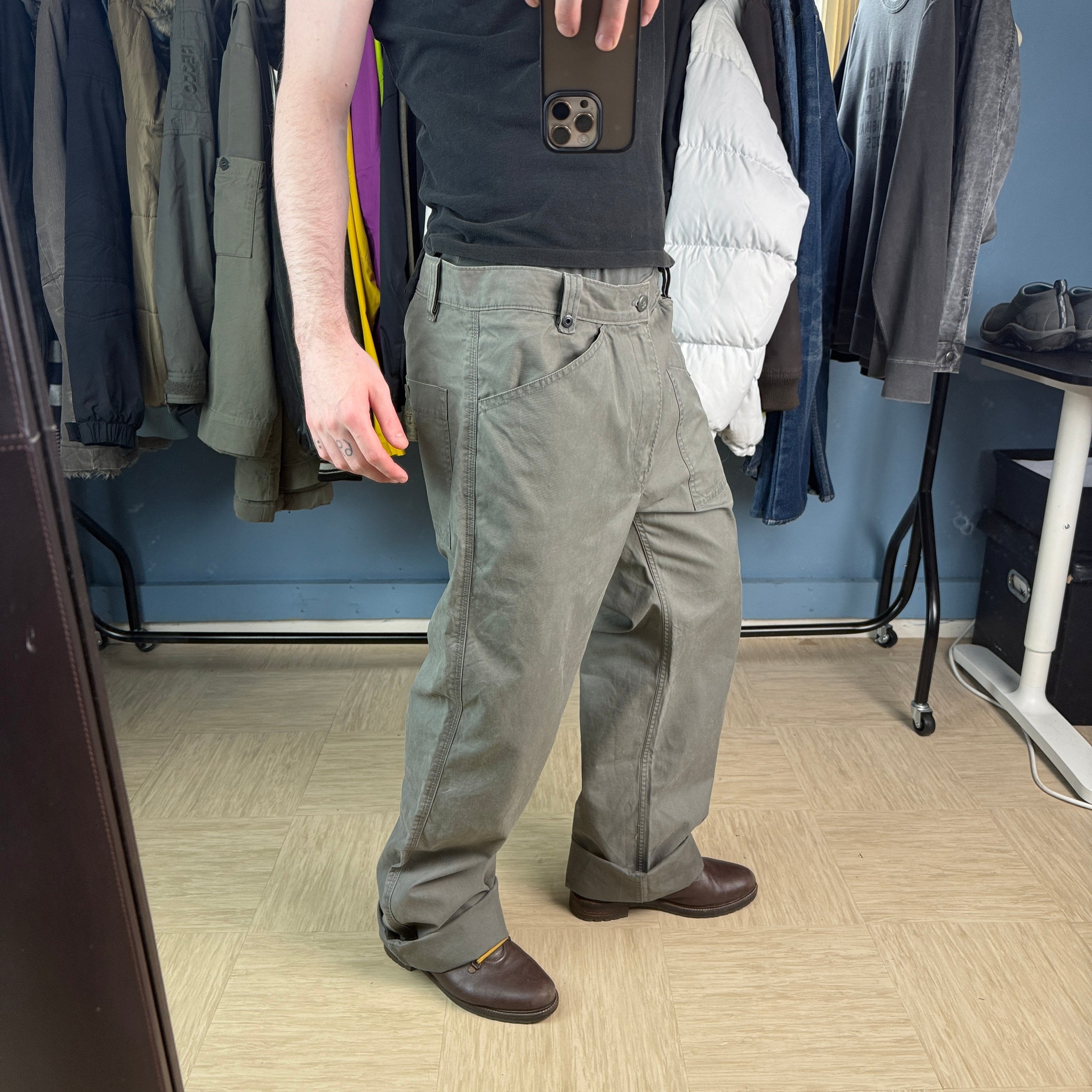 Diesel 2000's relaxed fit bootcut carpenter jeans (M)