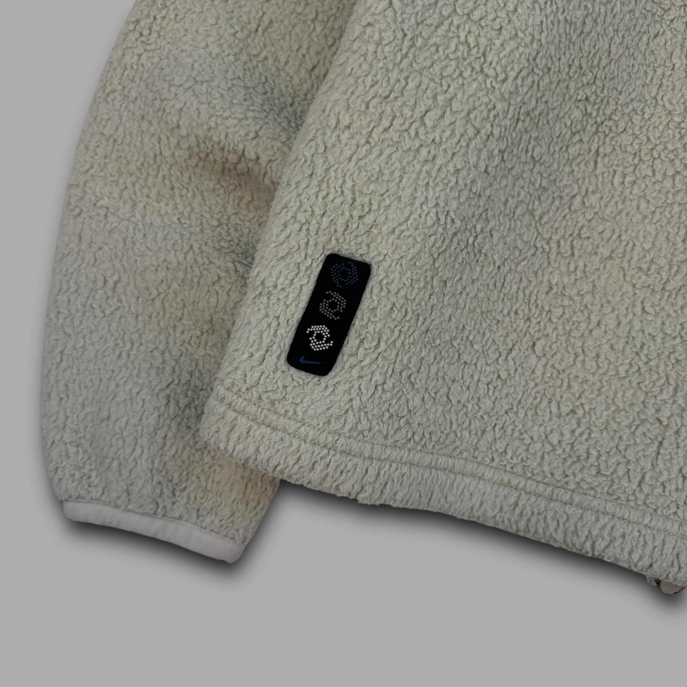 Nike 2000's cropped 1/4 pullover technical fleece (S)