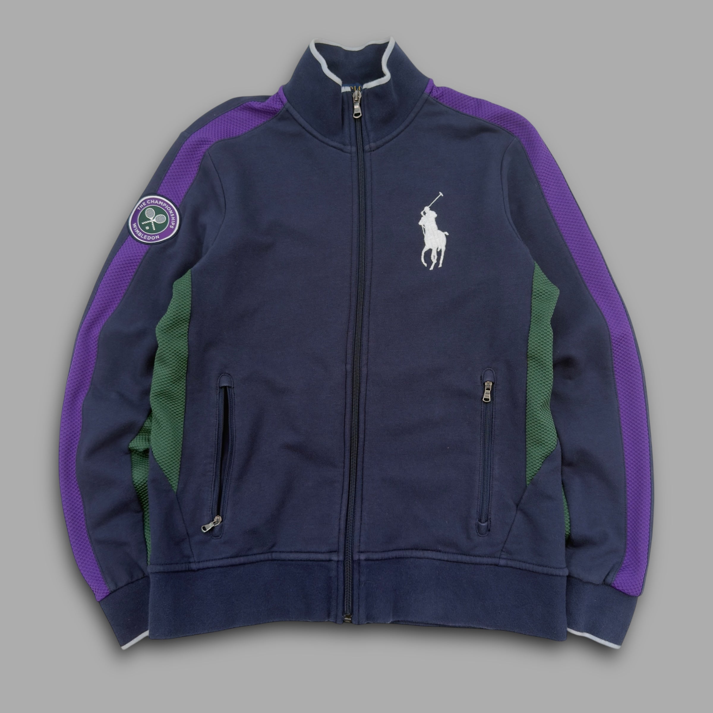 Ralph Lauren 2000's wimbleton zip-up track jacket (S)