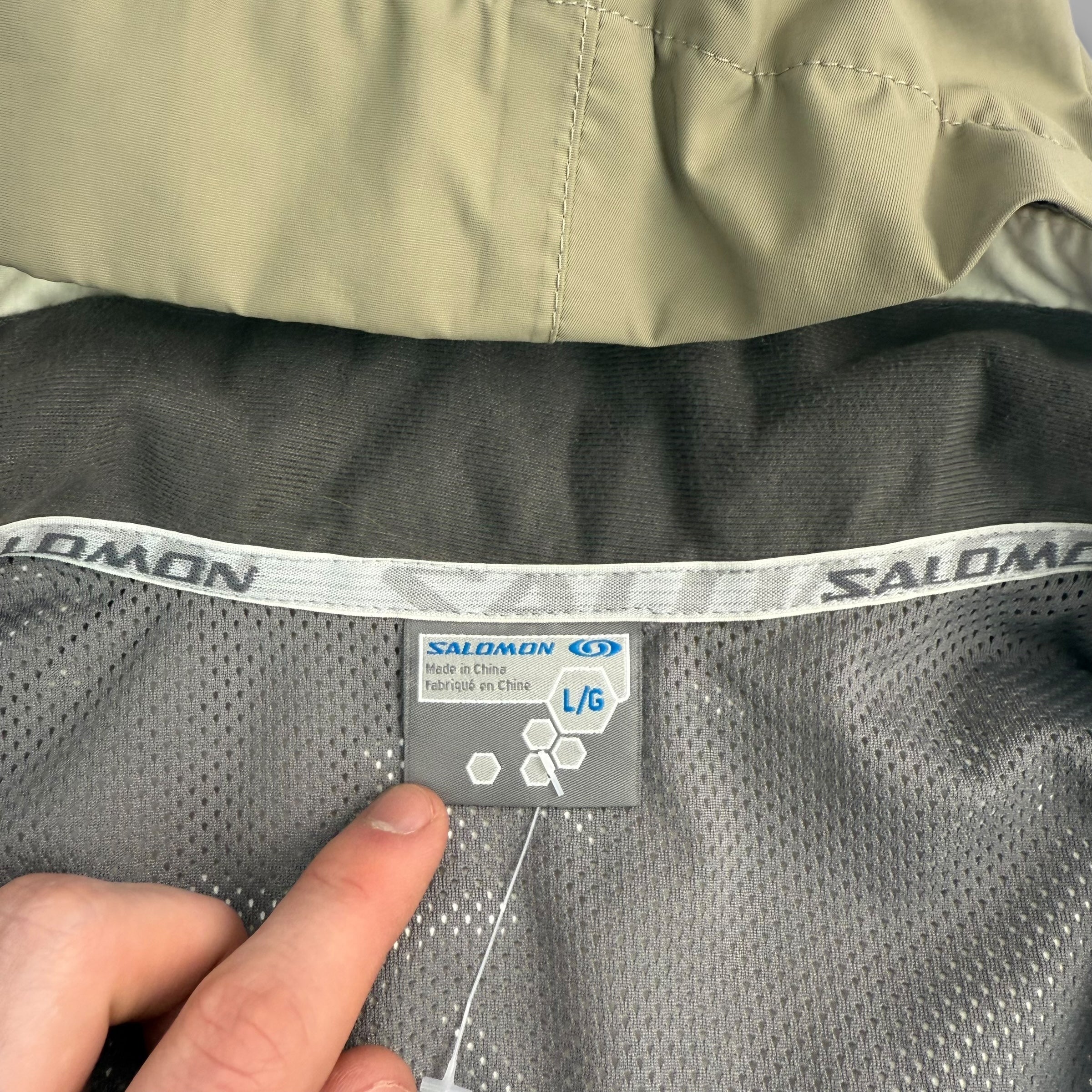 Salomon 2006 technical two-tone shell jacket (S)