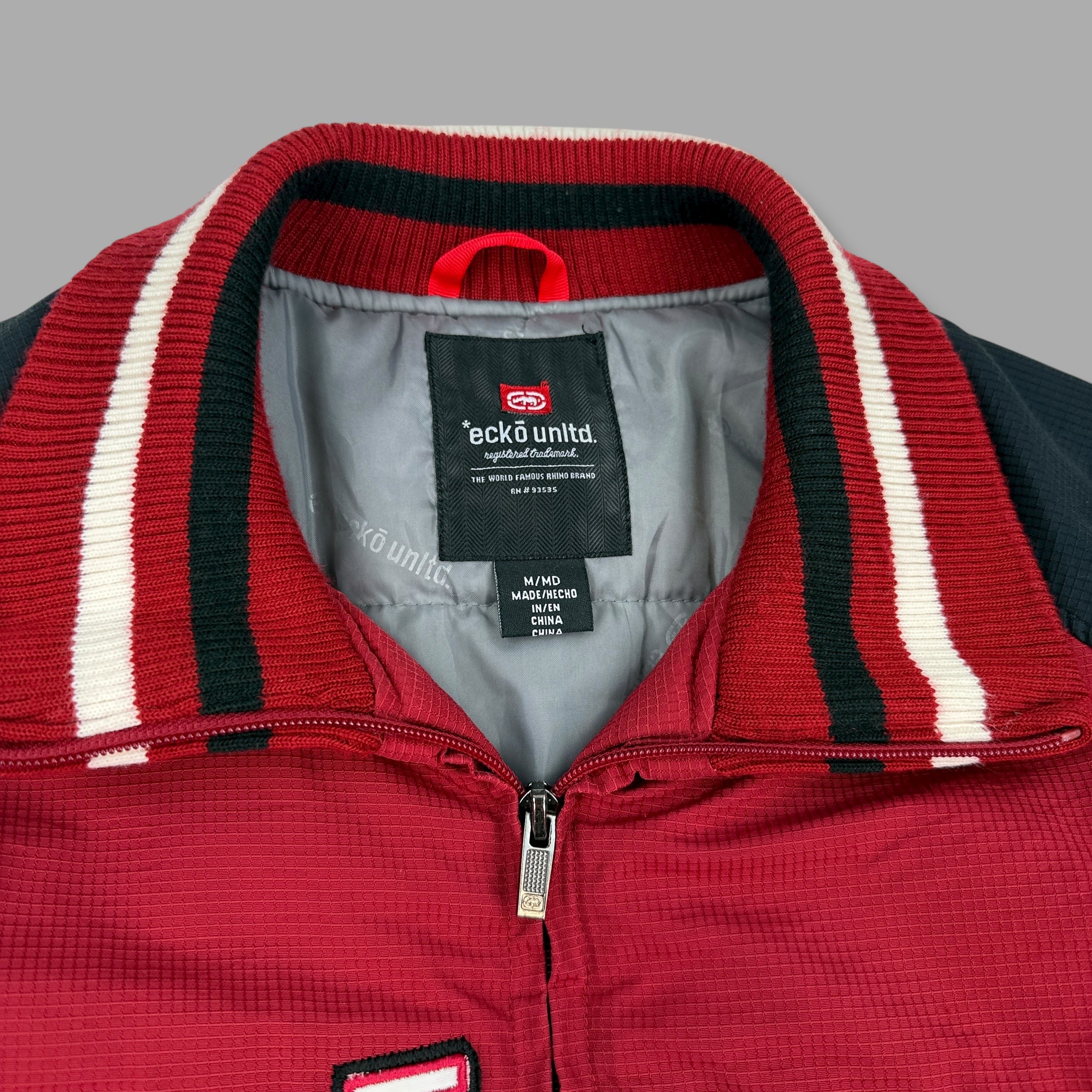 Ecko 2000's technical zip up nylon bomber jacket (M)