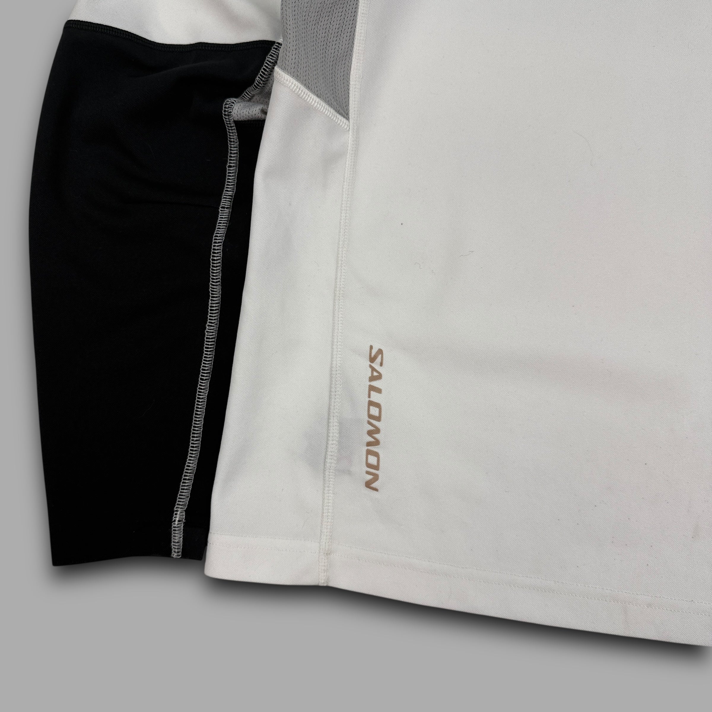 Salomon 2000's technical panelled graphic long sleeve active tee (S)