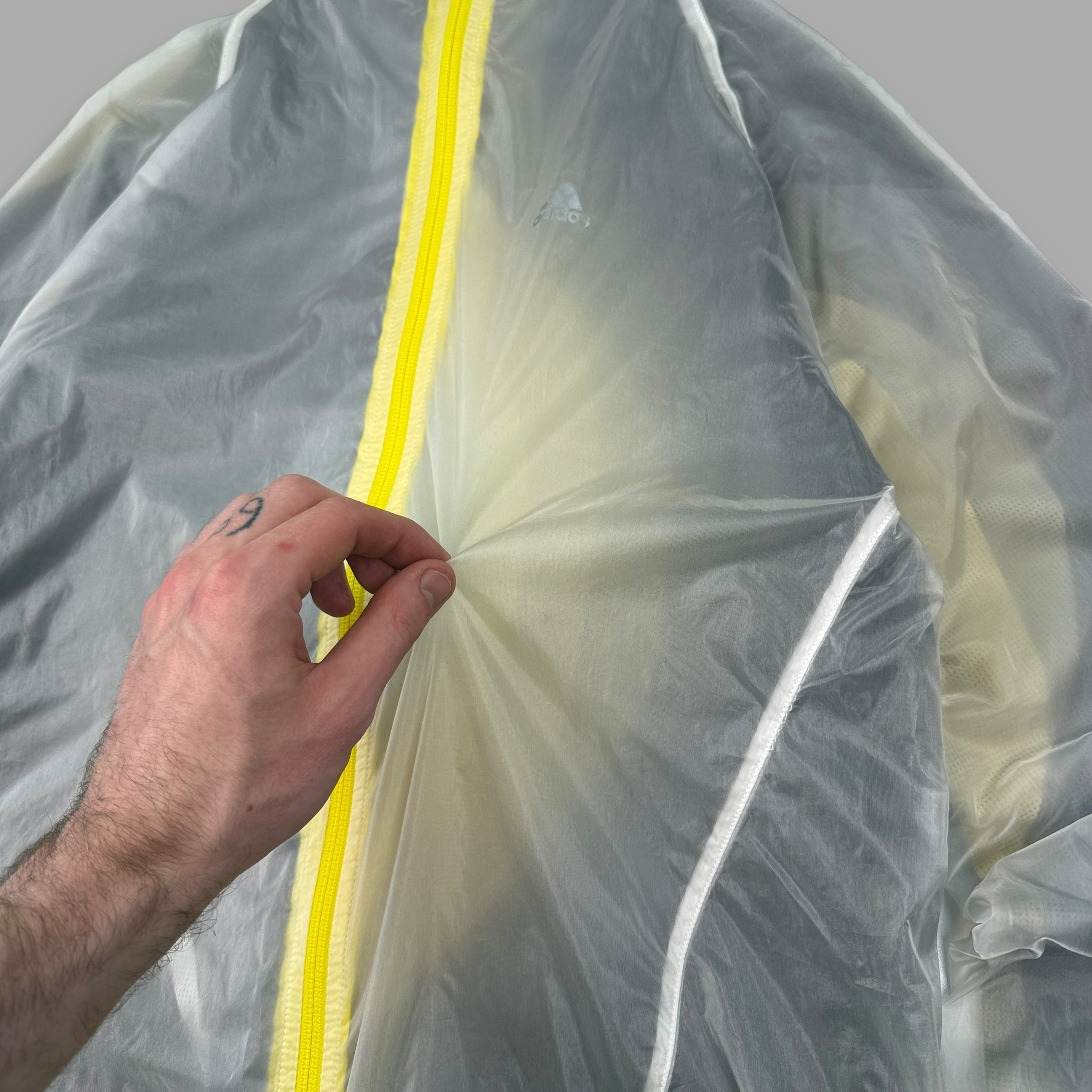 Adidas 2012 technical translucent full-zip track jacket (XS)