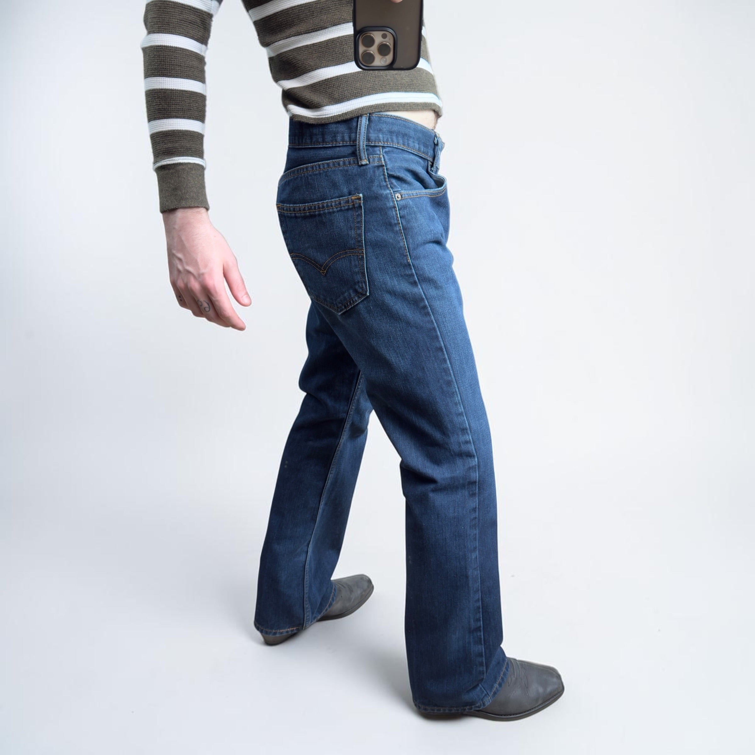 Levi's 527 2000's denim 4180 bootcut jeans (S)