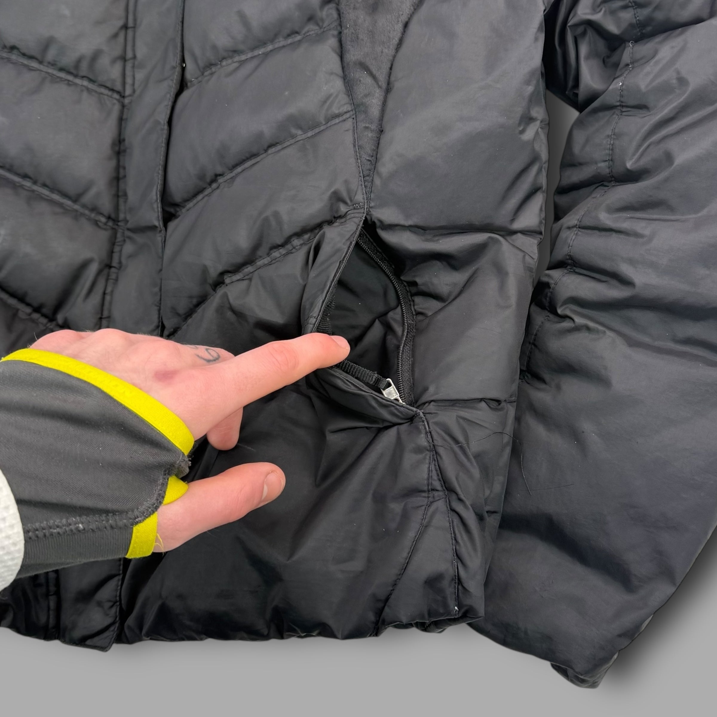 Nike 2000's panelled 550 down-filled puffer jacket (S)